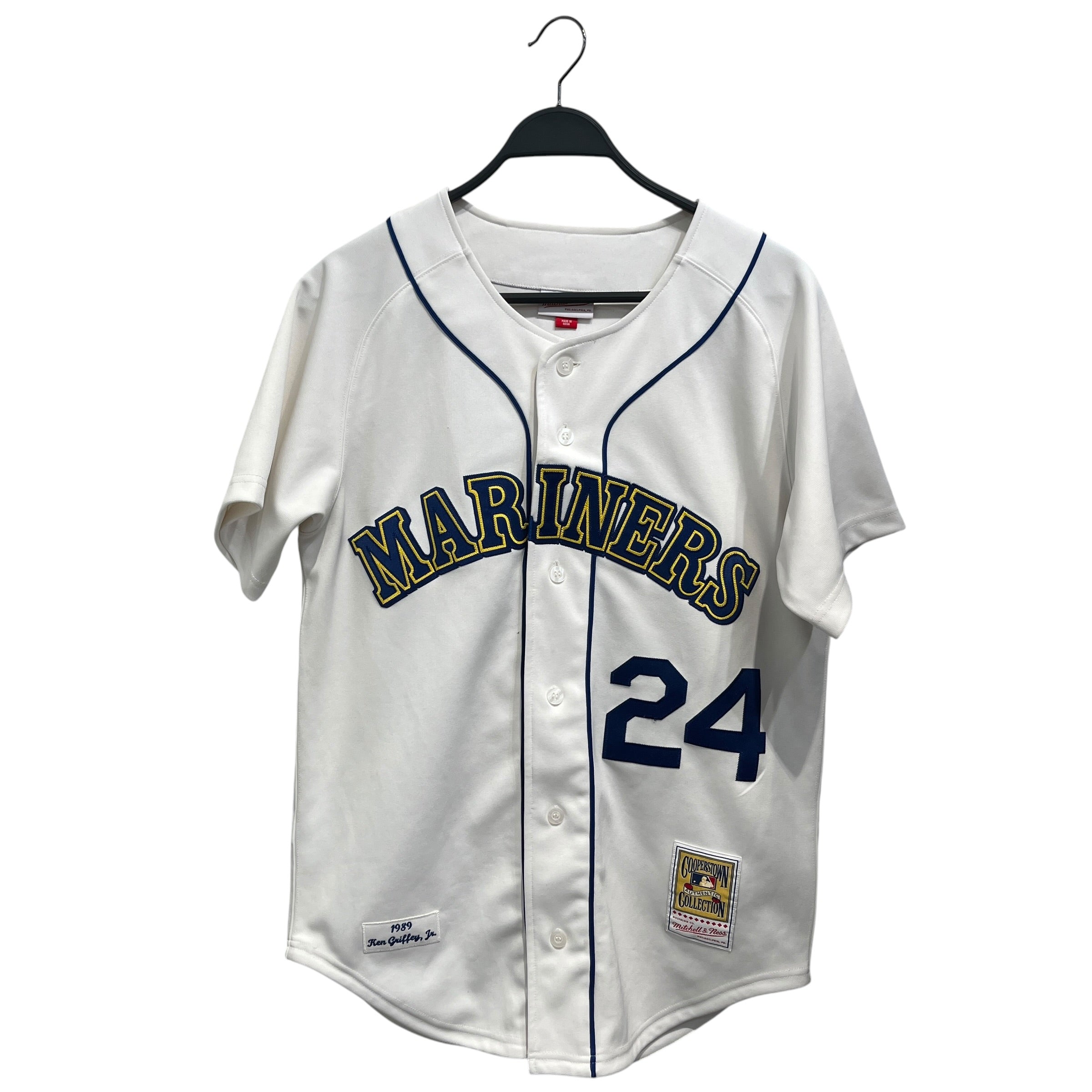 mitchell&ness/T-Shirt/M/Polyester/WHT/Limited Edition Ken Griffy Jr view 1