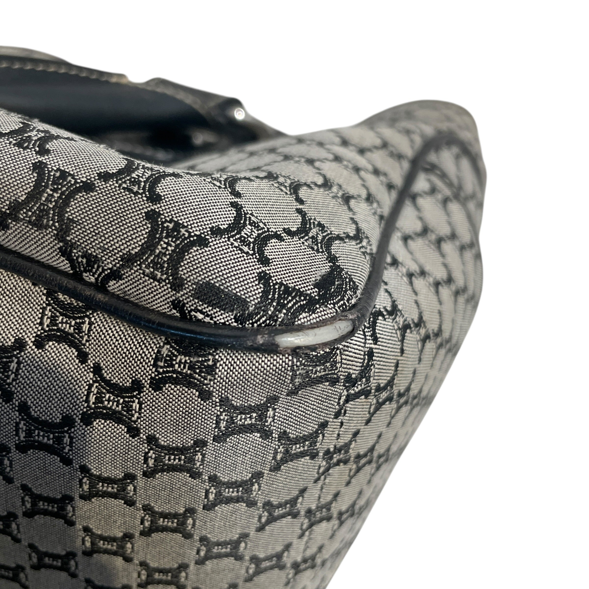 CELINE/Hand Bag/Monogram/Leather/GRY/Boogie Macadam Monogram Bag view 8