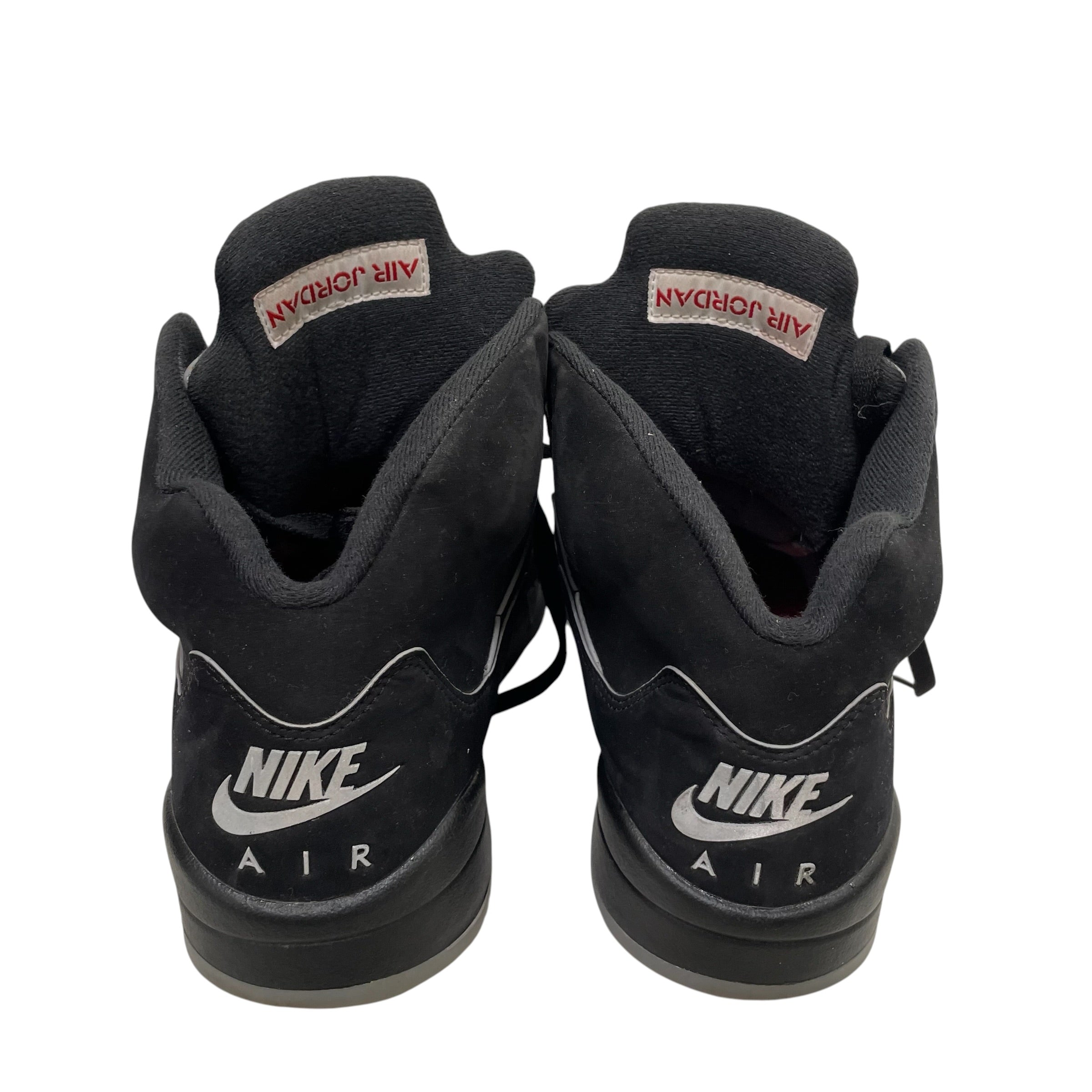 NIKE/Hi-Sneakers/US 10.5/BLK/Retro 5 OG  Black Metallic view 4