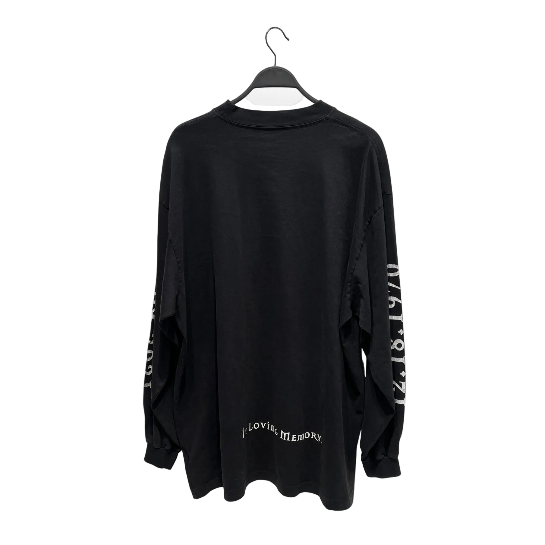 BALENCIAGA/YEEZY/KANYE WEST/LS T-Shirt/L/Cotton/BLK/DMX view 2
