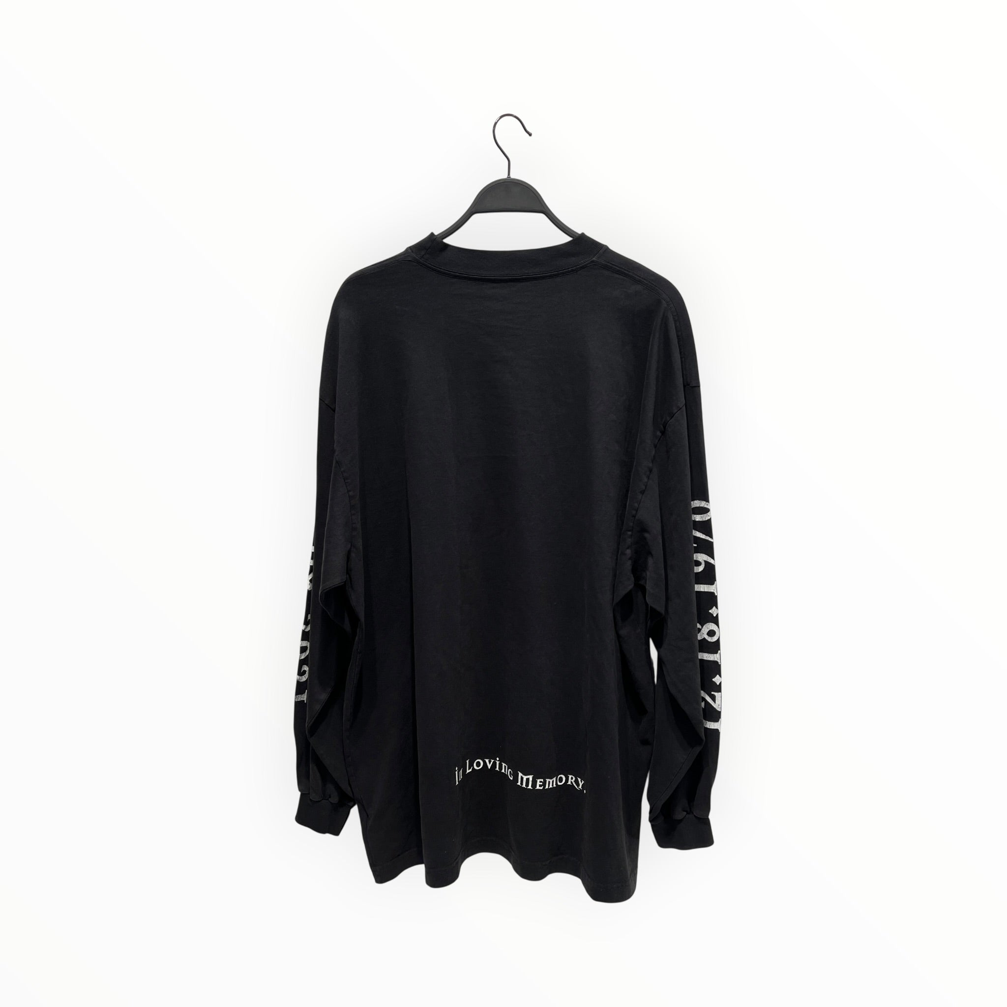 BALENCIAGA/YEEZY/KANYE WEST/LS T-Shirt/L/Cotton/BLK/DMX view 2