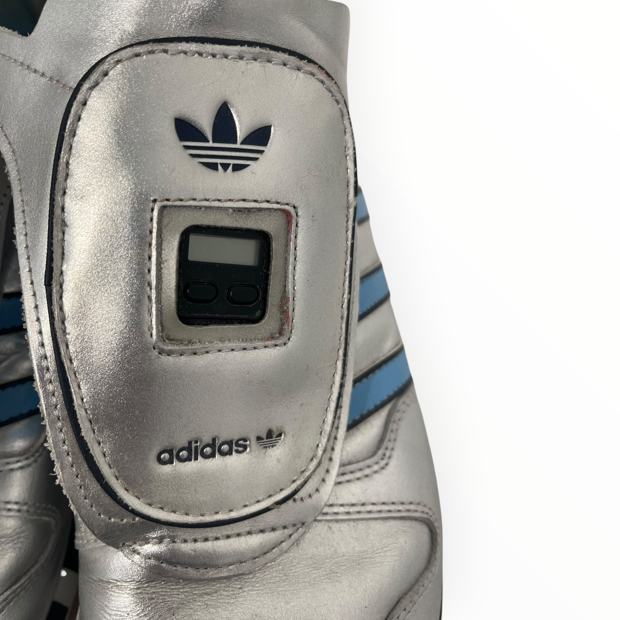 adidas/Low-Sneakers/US 10/Leather/SLV/MICROPACER VELCRO PAD view 5