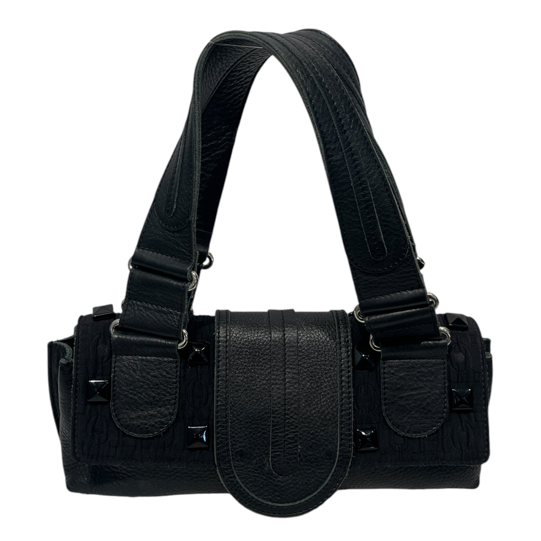 Chloe/Hand Bag/Leather/BLK/studded baby tote view 1