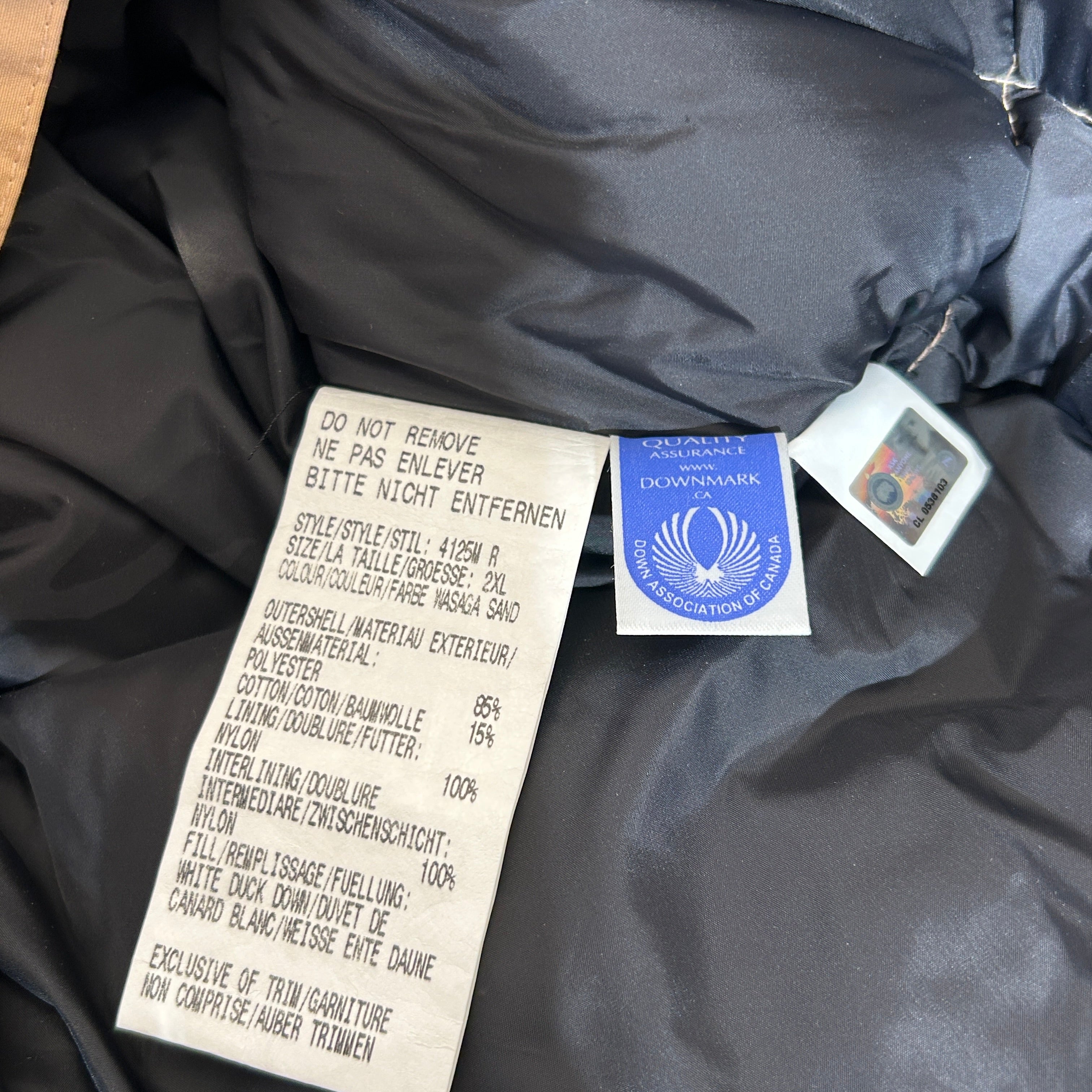 CANADA GOOSE/Puffer Vest/XXL/Polyester/BRW/ view 4