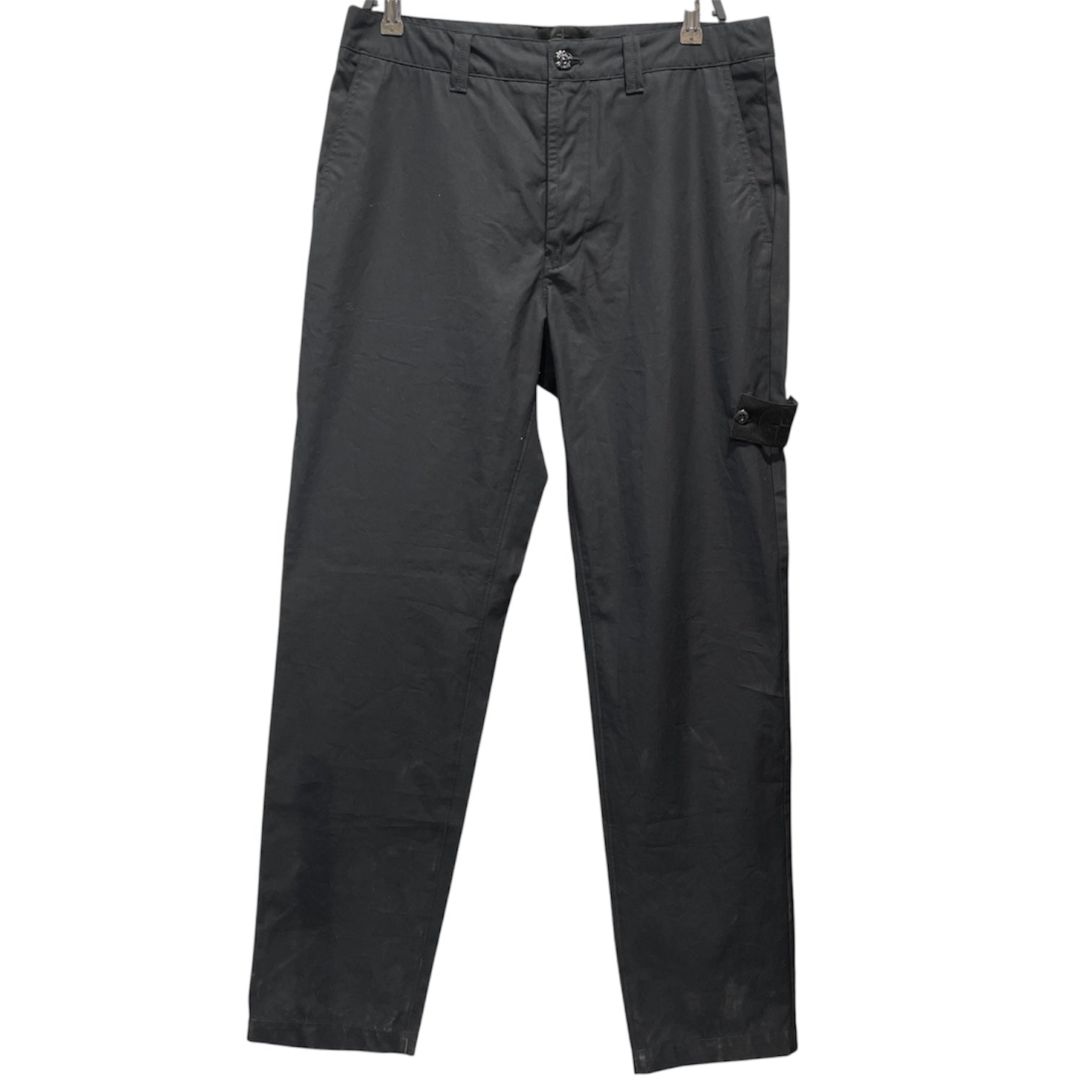 STONE ISLAND/Pants/32/Cotton/BLK/STONE ISLAND ALL BLACK PANTS view 1