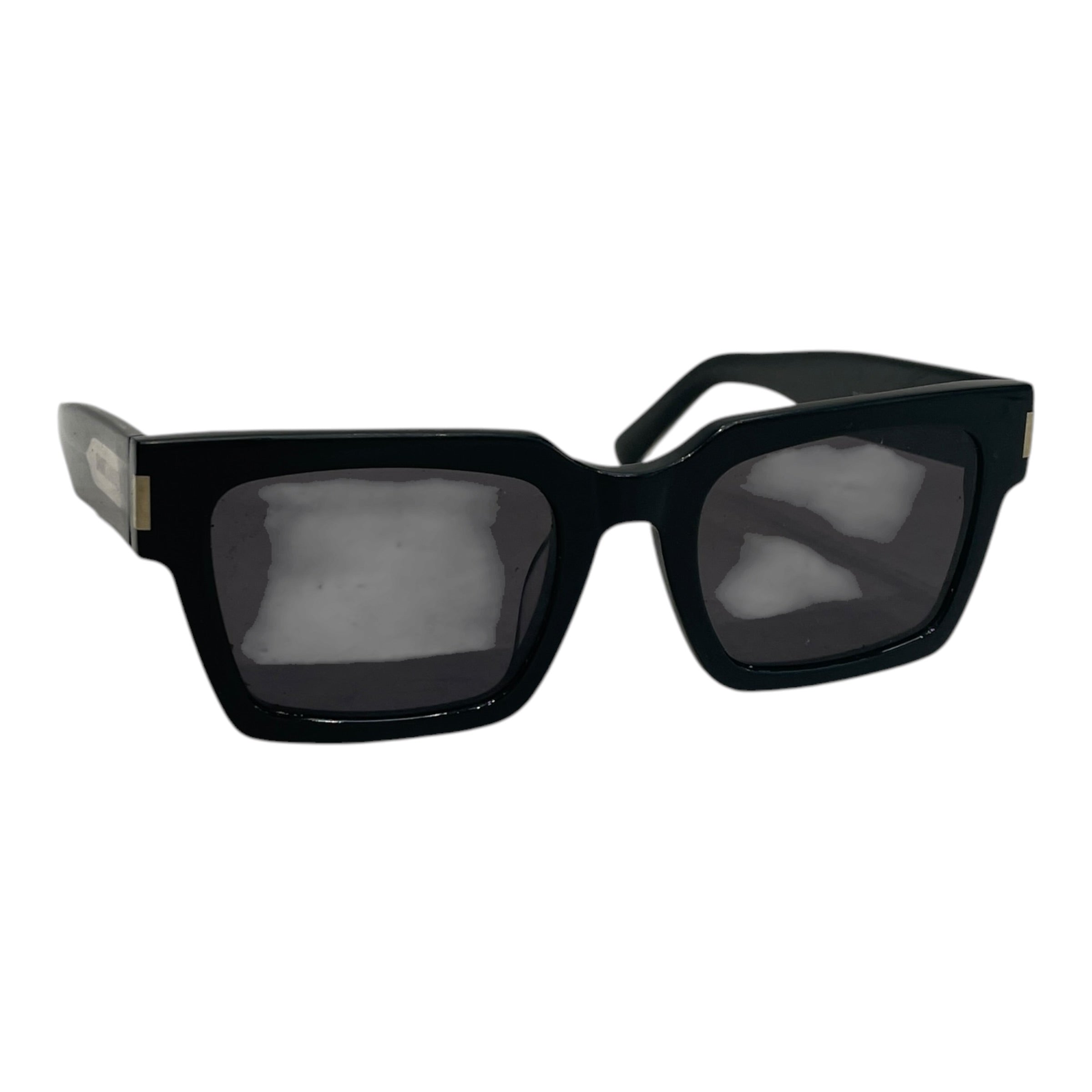 SAINT LAURENT/Sunglasses/Plastic/BLK/SL572 SQUARE FRAME SILVER TRIM view 1