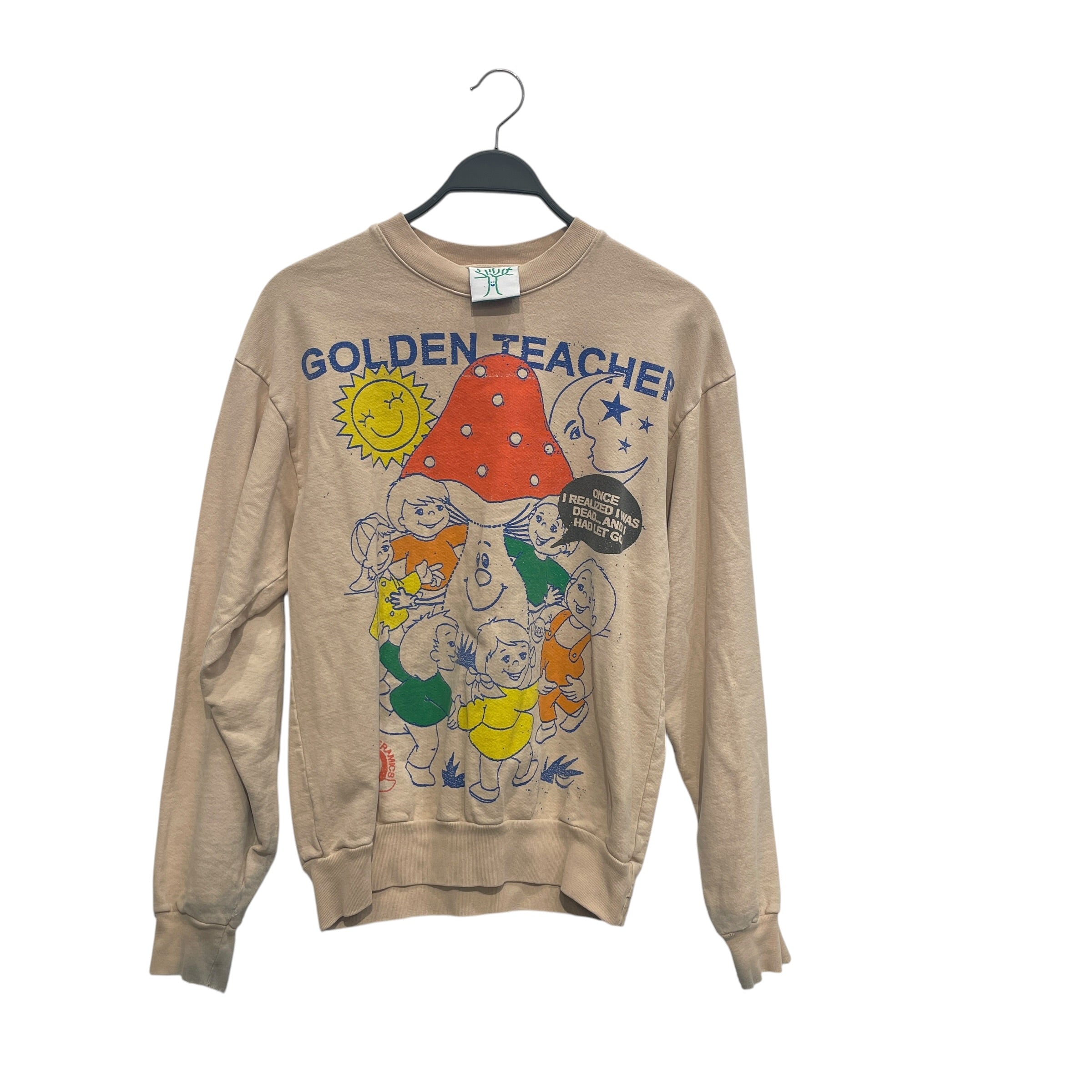 Online Ceramics/Sweater/S/Cotton/BEG/GOLDENTEACHER view 1