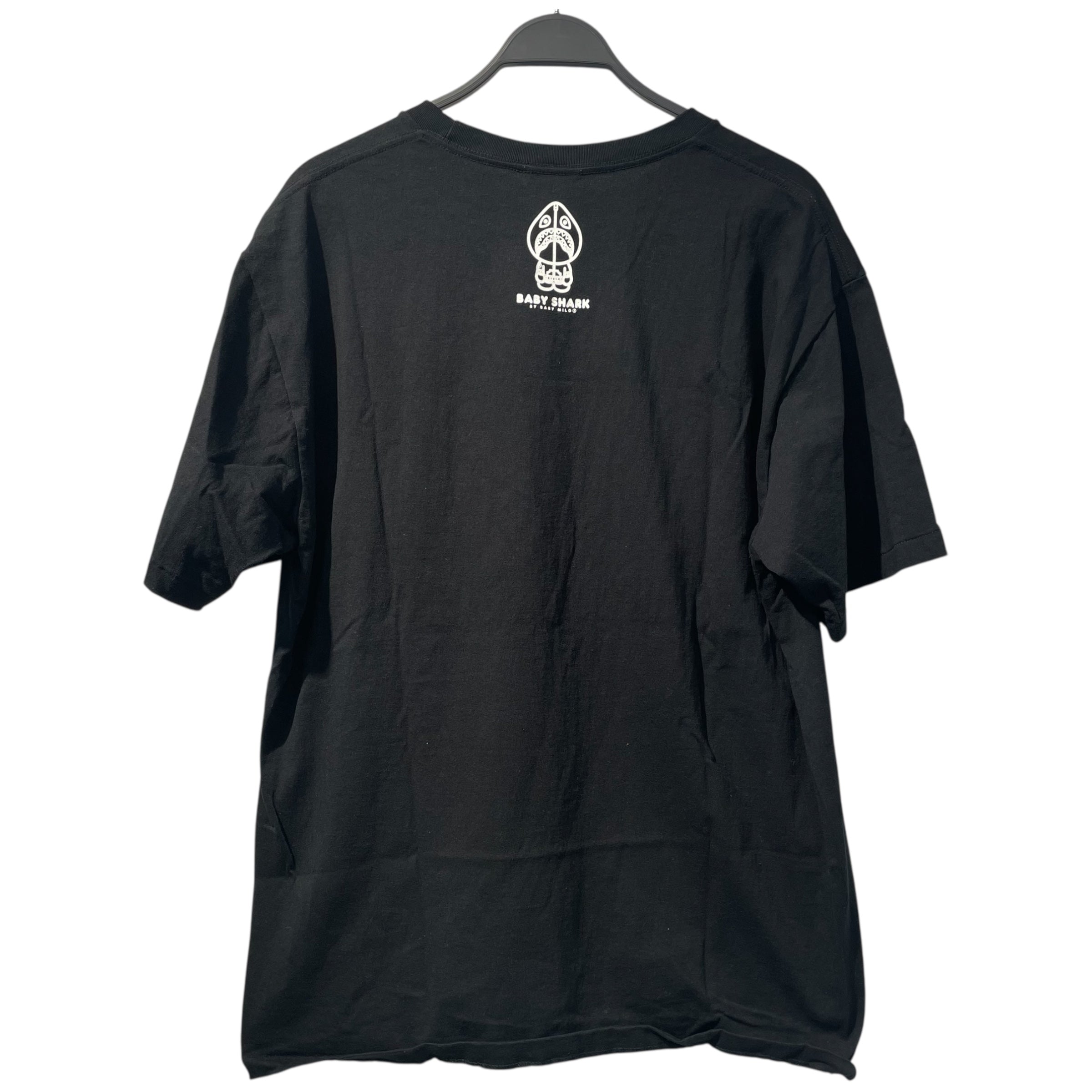 A BATHING APE/T-Shirt/XXL/Cotton/BLK/Graphic/A BATHING APE HOODED  MILO TEE view 2