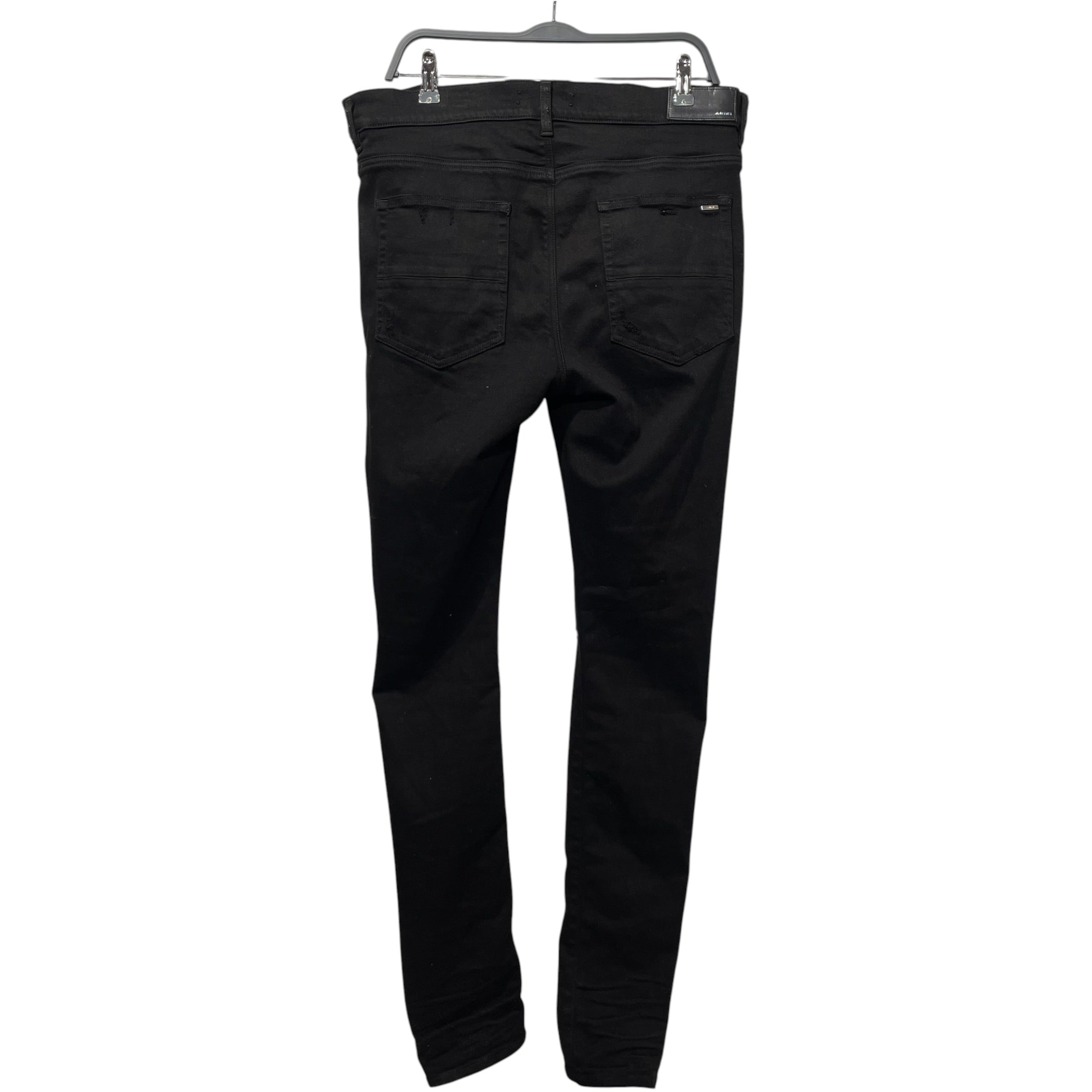 AMIRI/Skinny Pants/38/Denim/BLK/Amiri Distressed Skinny Jeans view 2