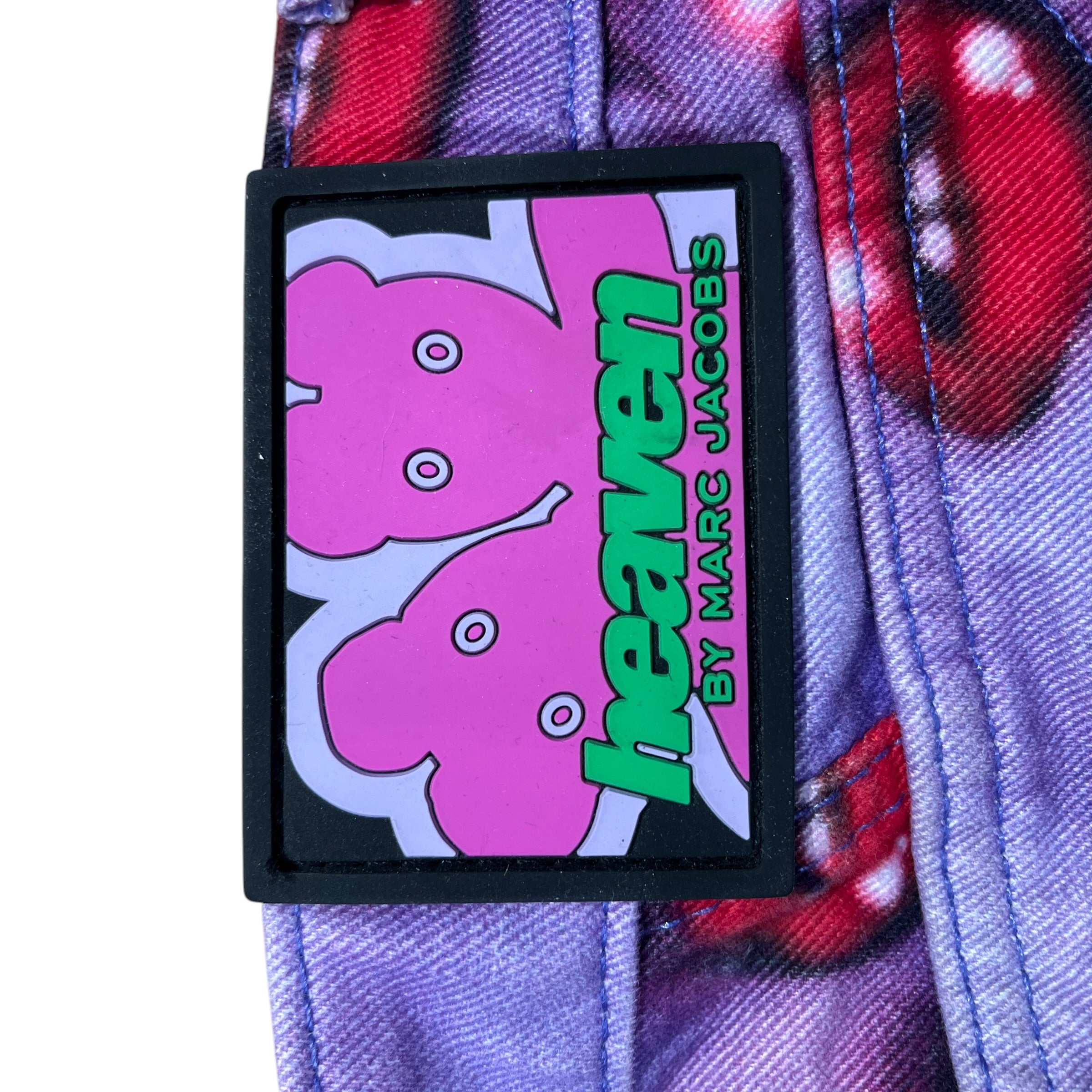 Heaven By Marc Jacobs/Straight Pants/24/All Over Print/Denim/PPL/Lips All Over view 3