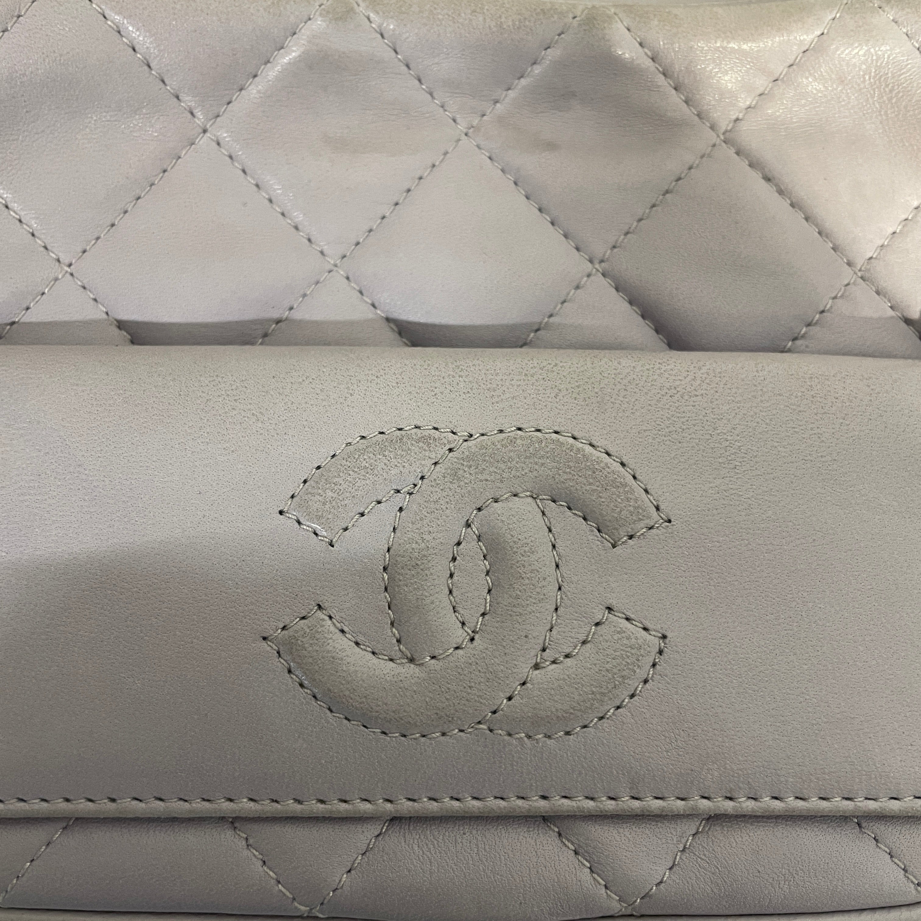 CHANEL/Cross Body Bag/GRY/QVRCDJX view 7