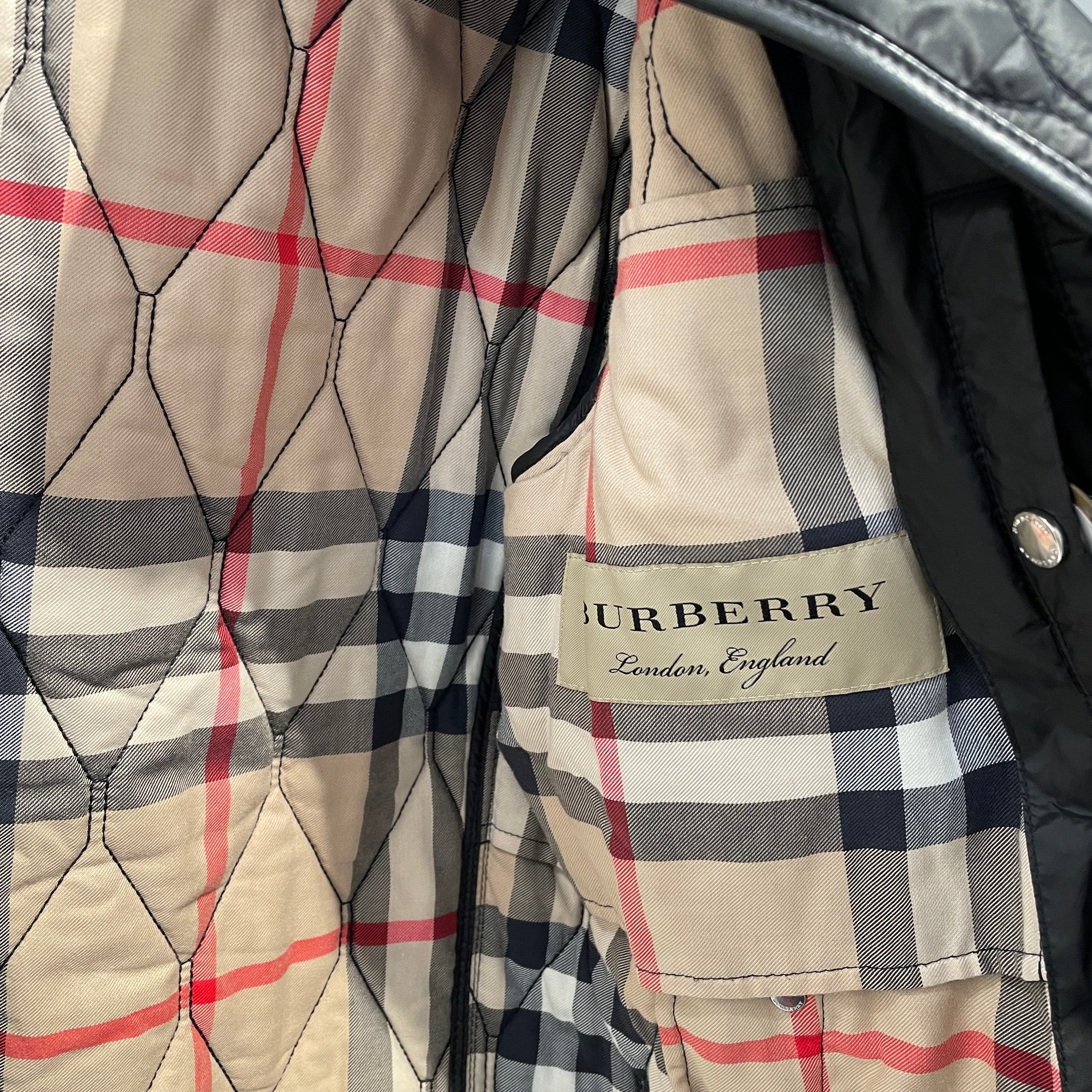 BURBERRY LONDON/Quilted Jkt/39/Polyester/BLK/4036872/ 70M view 3