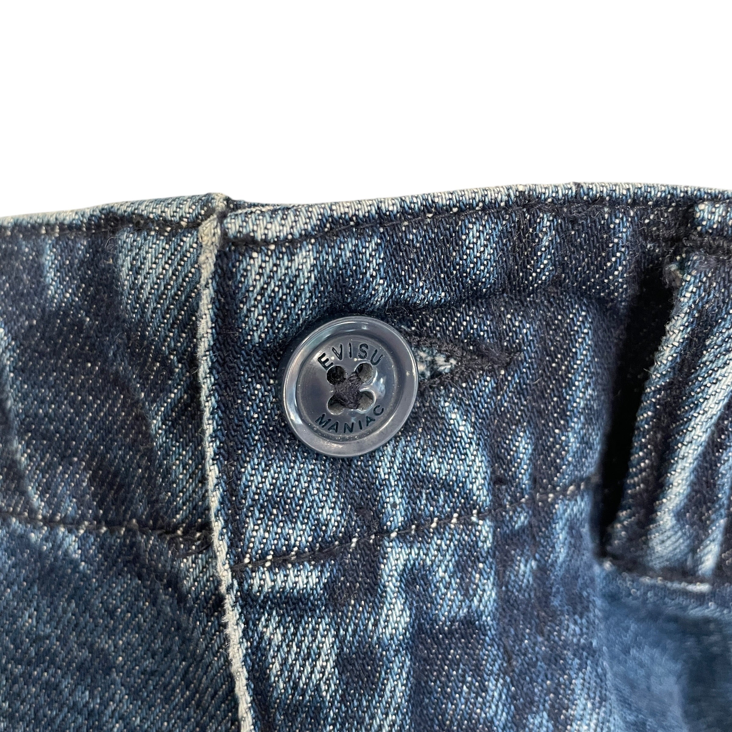 EVISU/Cargo Pants/L/Denim/IDG/Graphic/MOTORCYCLE GRAPHIC view 5