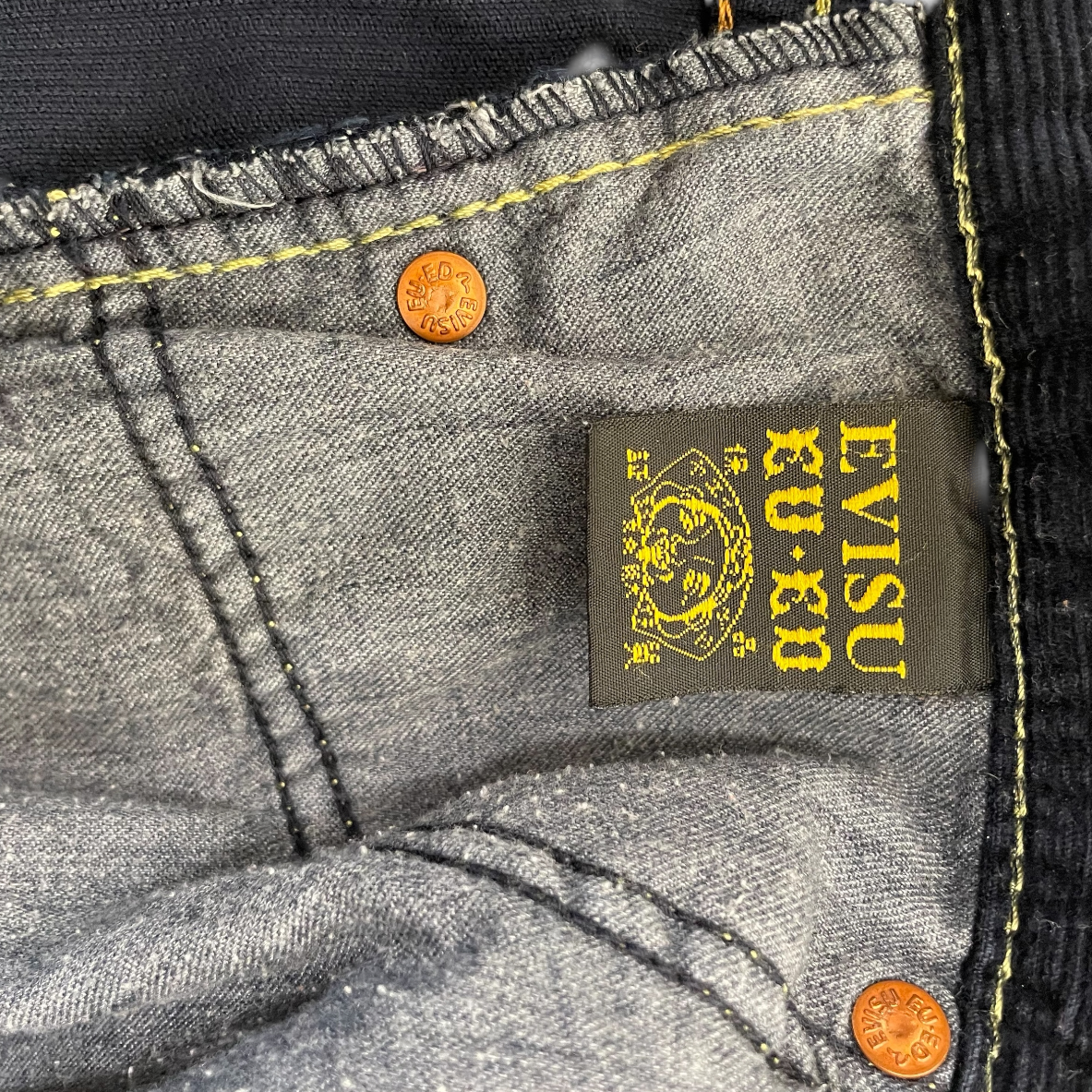 EVISU/Skirt/29/Corduroy/NVY/ view 4