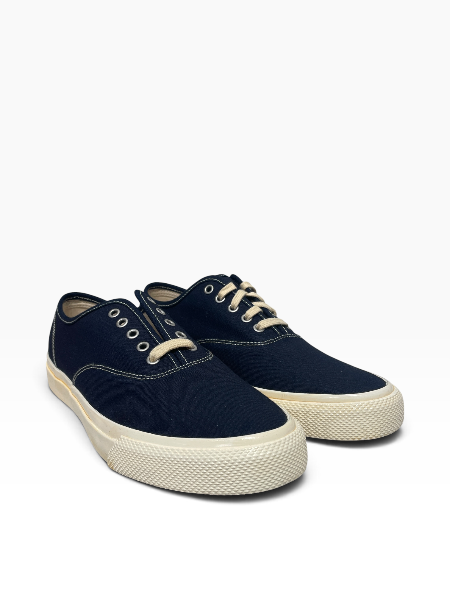 RRL/Low-Sneakers/US 9/Cotton/NVY/NEW NOR-FOLK-SK-VLC view 1