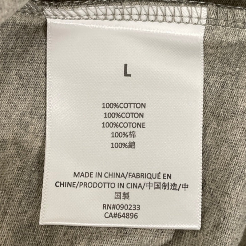 FOG ESSENTIALS/T-Shirt/L/Cotton/GRY/left velvet logo