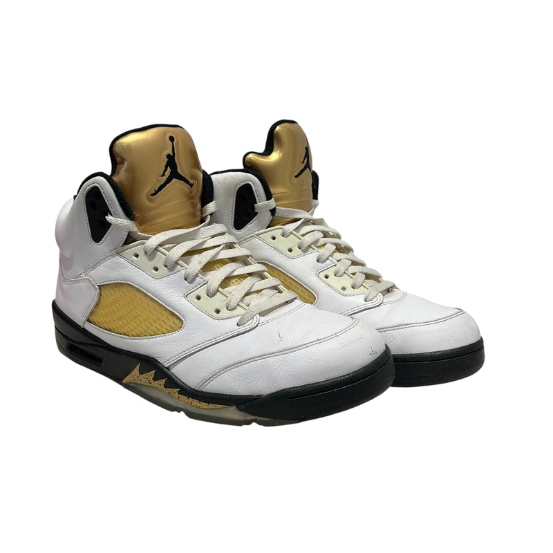 NIKE/Hi-Sneakers/US 13/Leather/WHT/JORDAN 5 OLYMPICS