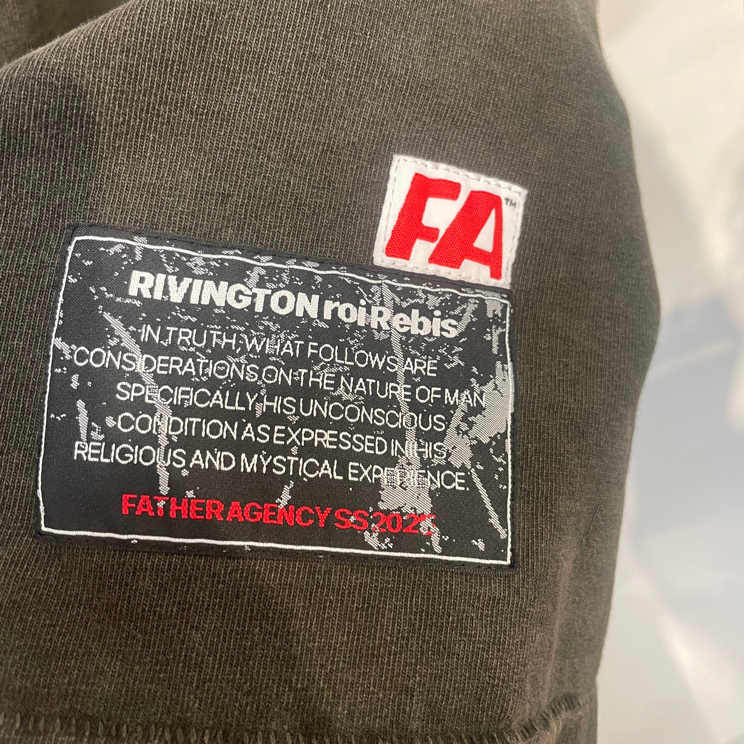 RRR123 RIVINGTON roi Rebis/T-Shirt/Cotton/BLK/Graphic/'MY FATHERS HOUSE' CVA view 5