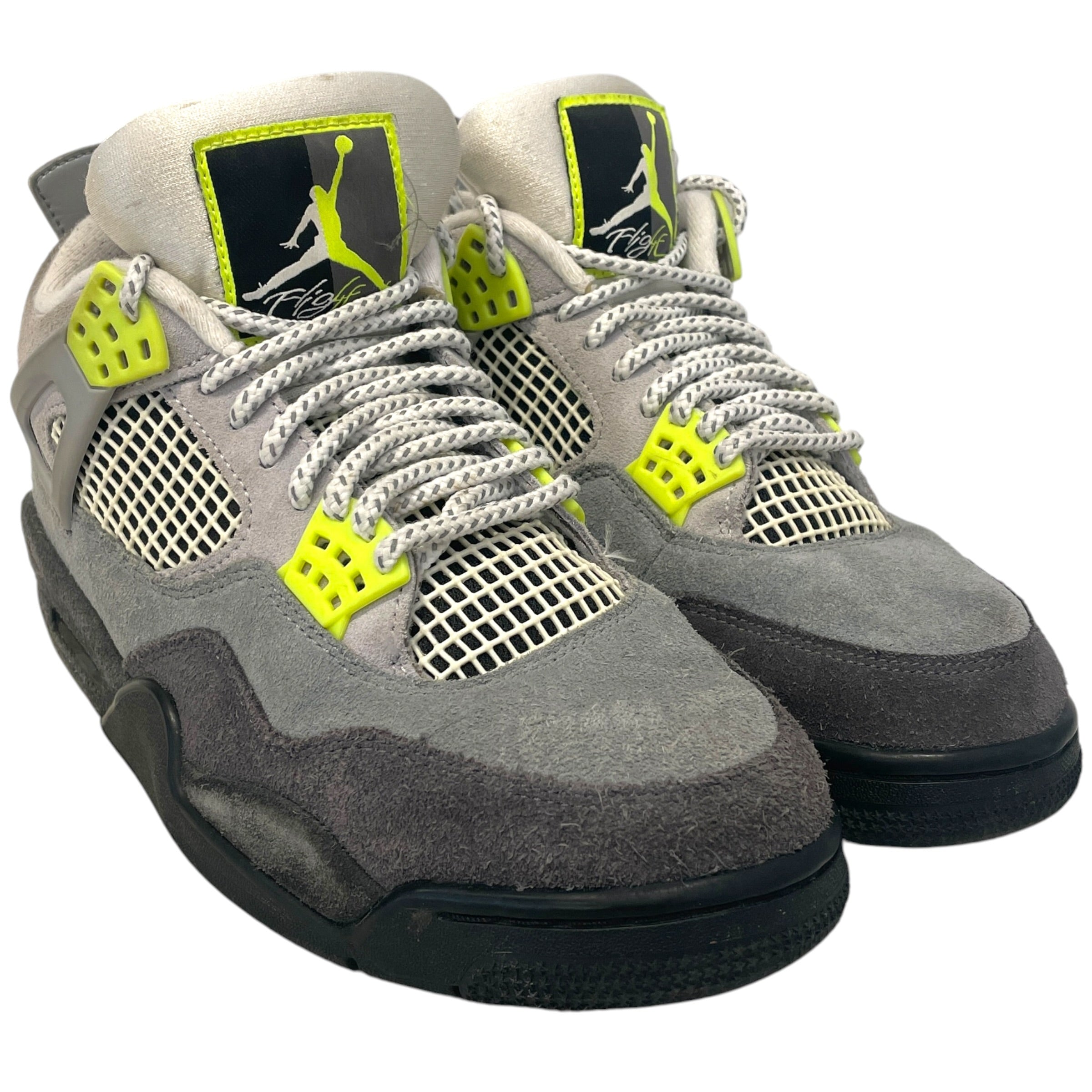 JORDAN BRAND/Hi-Sneakers/US 8/Suede/GRY/Jordan 4 Retro SE Neon 95 view 1