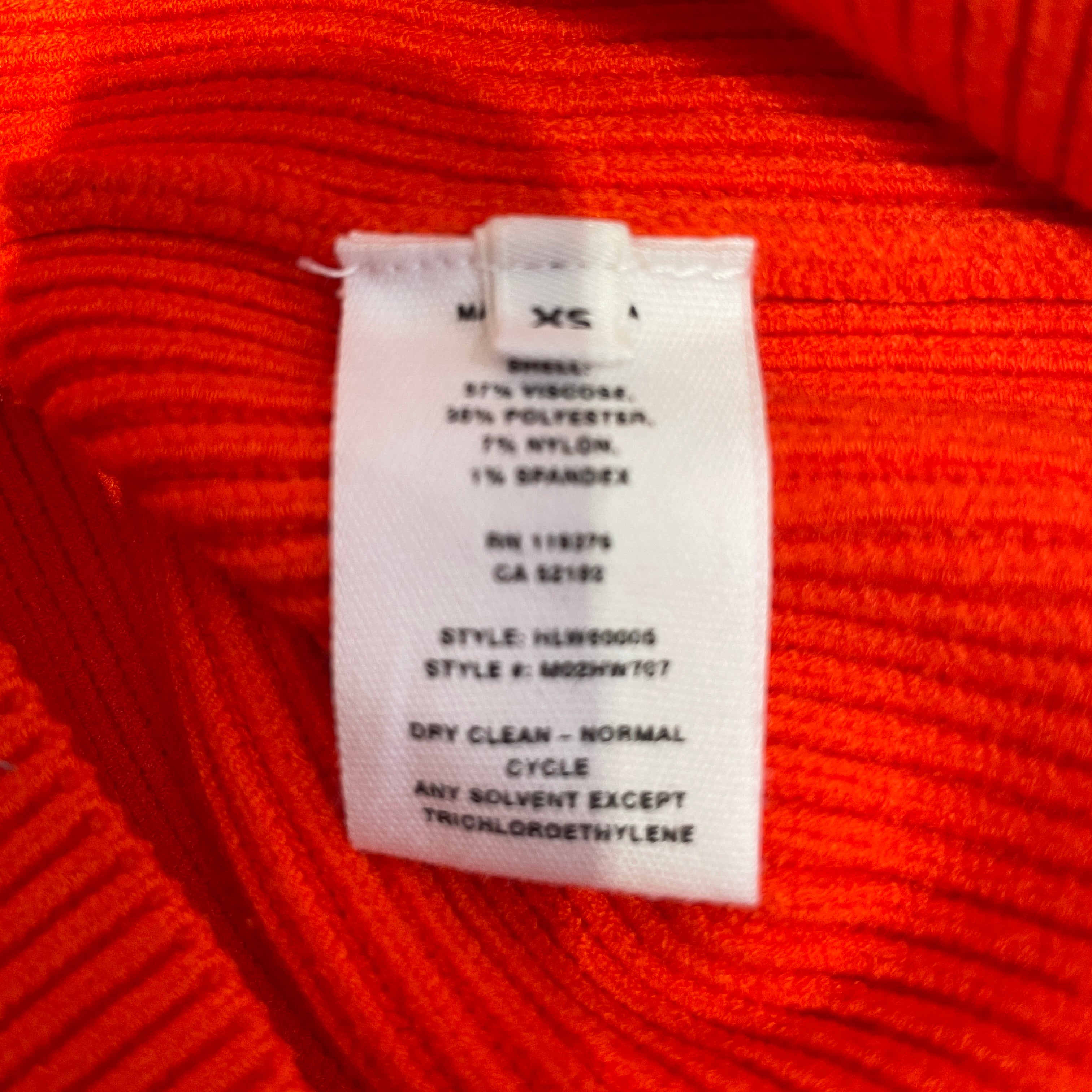 Helmut Lang/LS Dress/XS/Cotton/ORN/HELMUT LANG LS DRESS view 5
