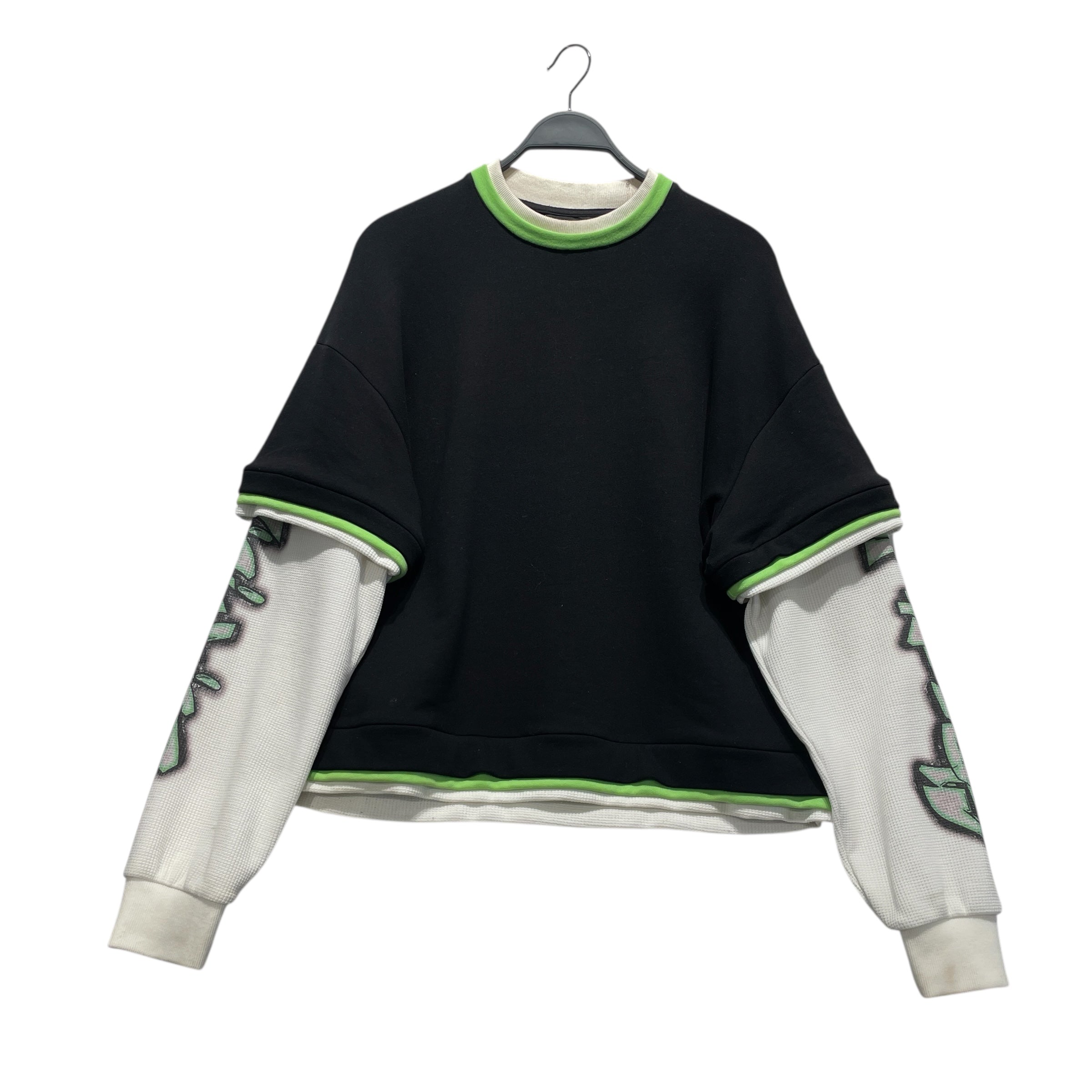 GREEDY UNIT/LS T-Shirt/S/Cotton/BLK/ view 1