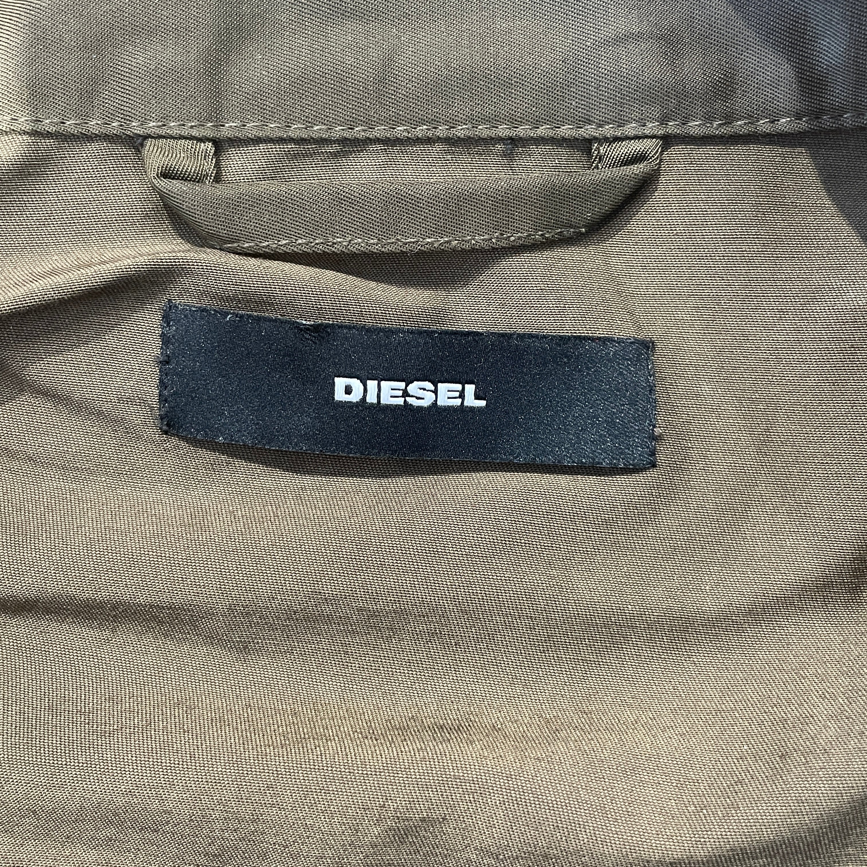 DIESEL/Jacket/M/Cotton/KHK/DIESEL ONLY THE BAVE LOGO JKT view 3