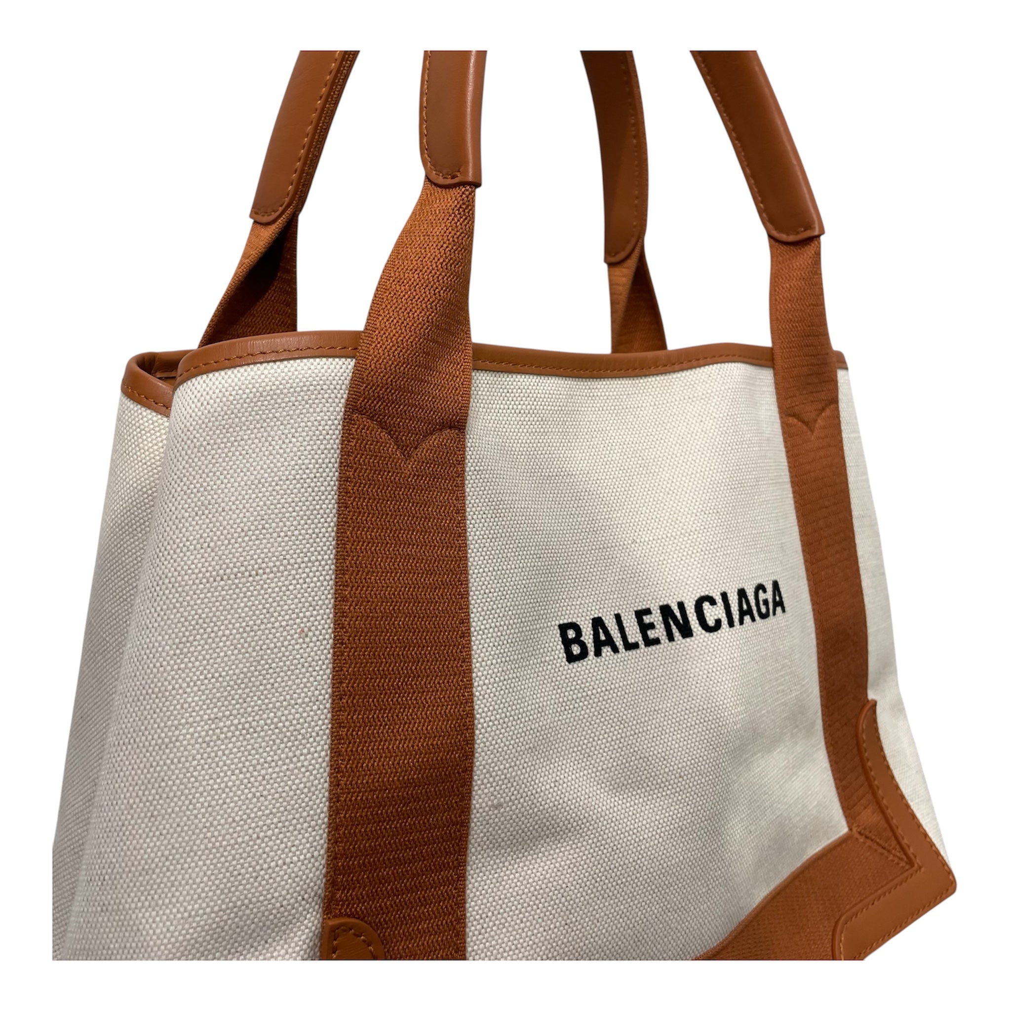 BALENCIAGA/Tote Bag/S/Cotton/BEG/39933-2381 view 6