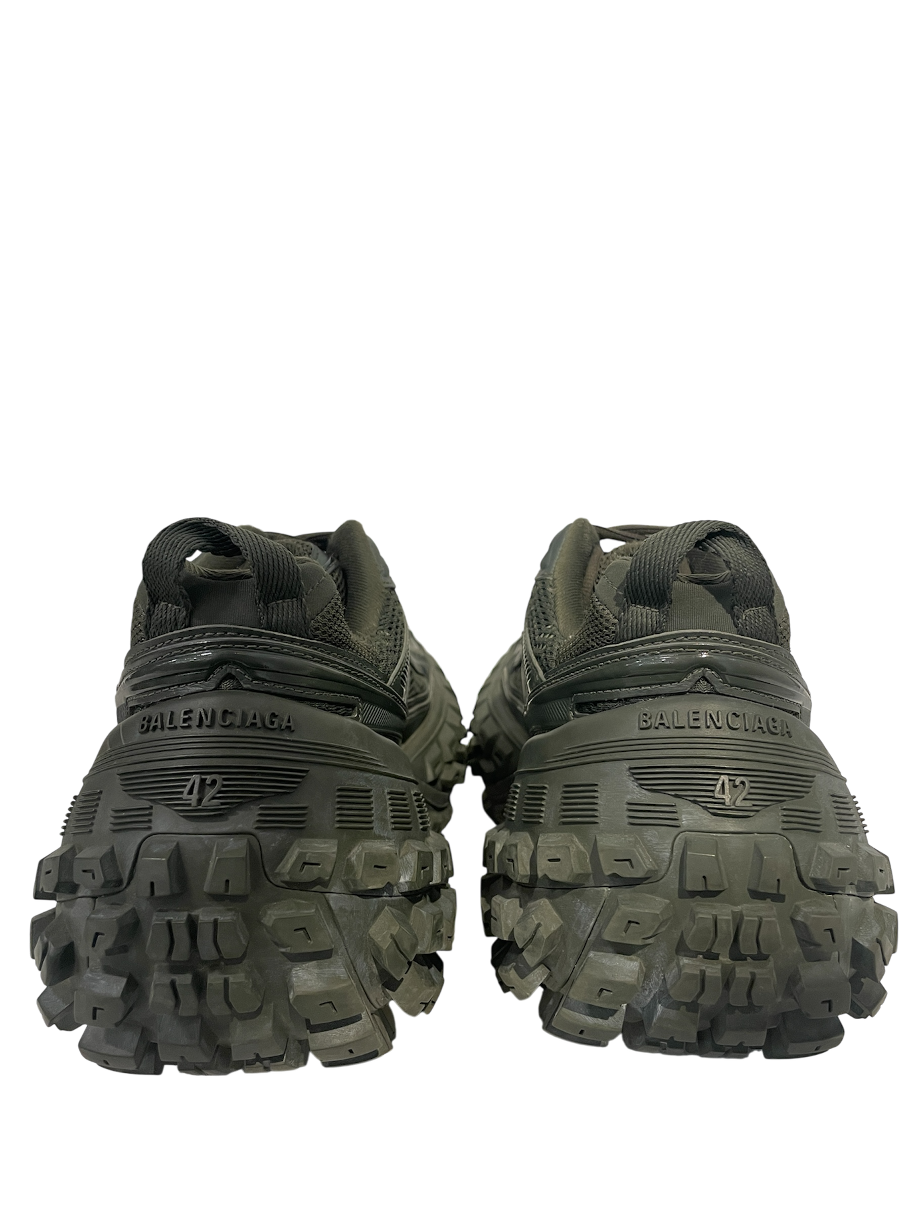 BALENCIAGA/Low-Sneakers/US 8/GRN/balenciaga bouncer army green view 4