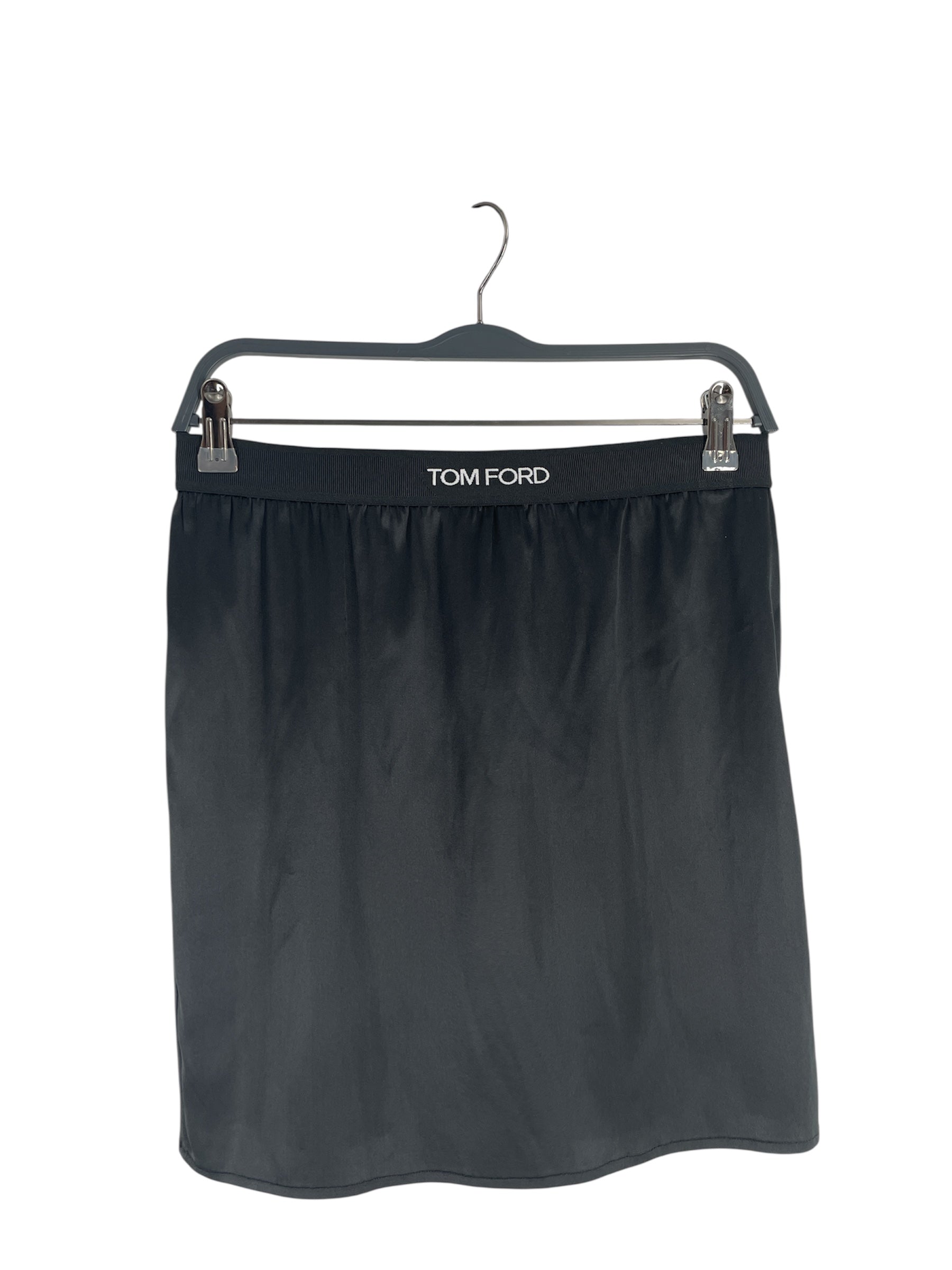 TOM FORD/Skirt/S/BLK/Mini Length/STRETCH SILK SATIN view 1