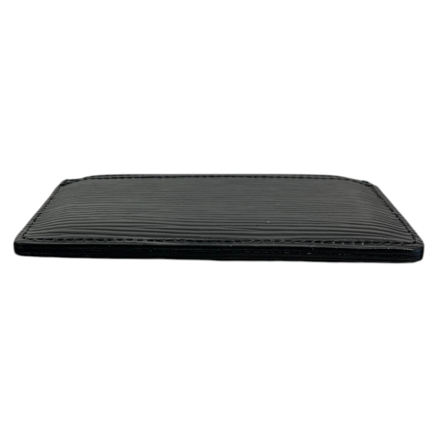 LOUIS VUITTON/Wallet/Leather/BLK/ Epi Leather Card Holder view 3