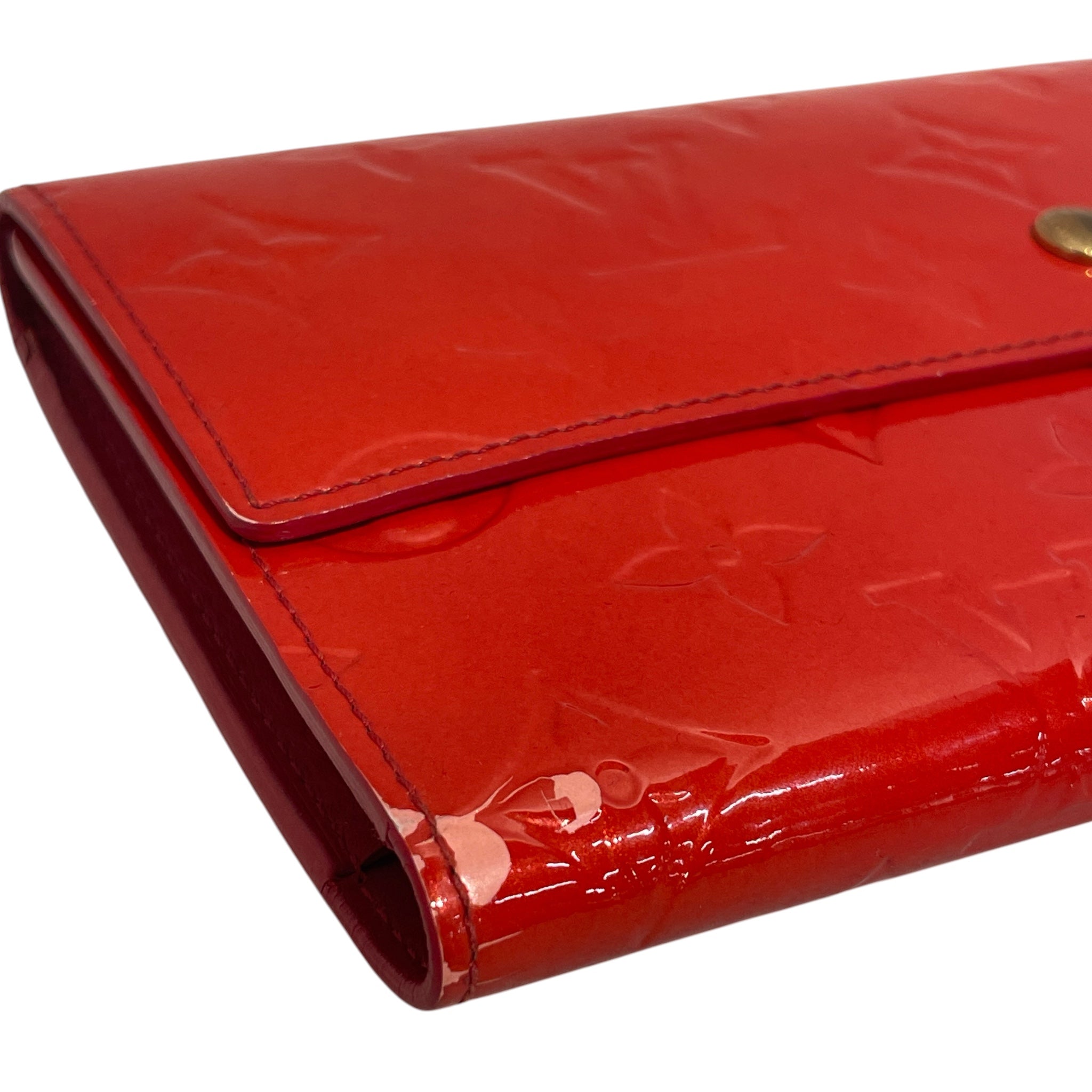 LOUIS VUITTON/Long Wallet/Monogram/Acrylic/ORN/L's/vernis sarah view 4