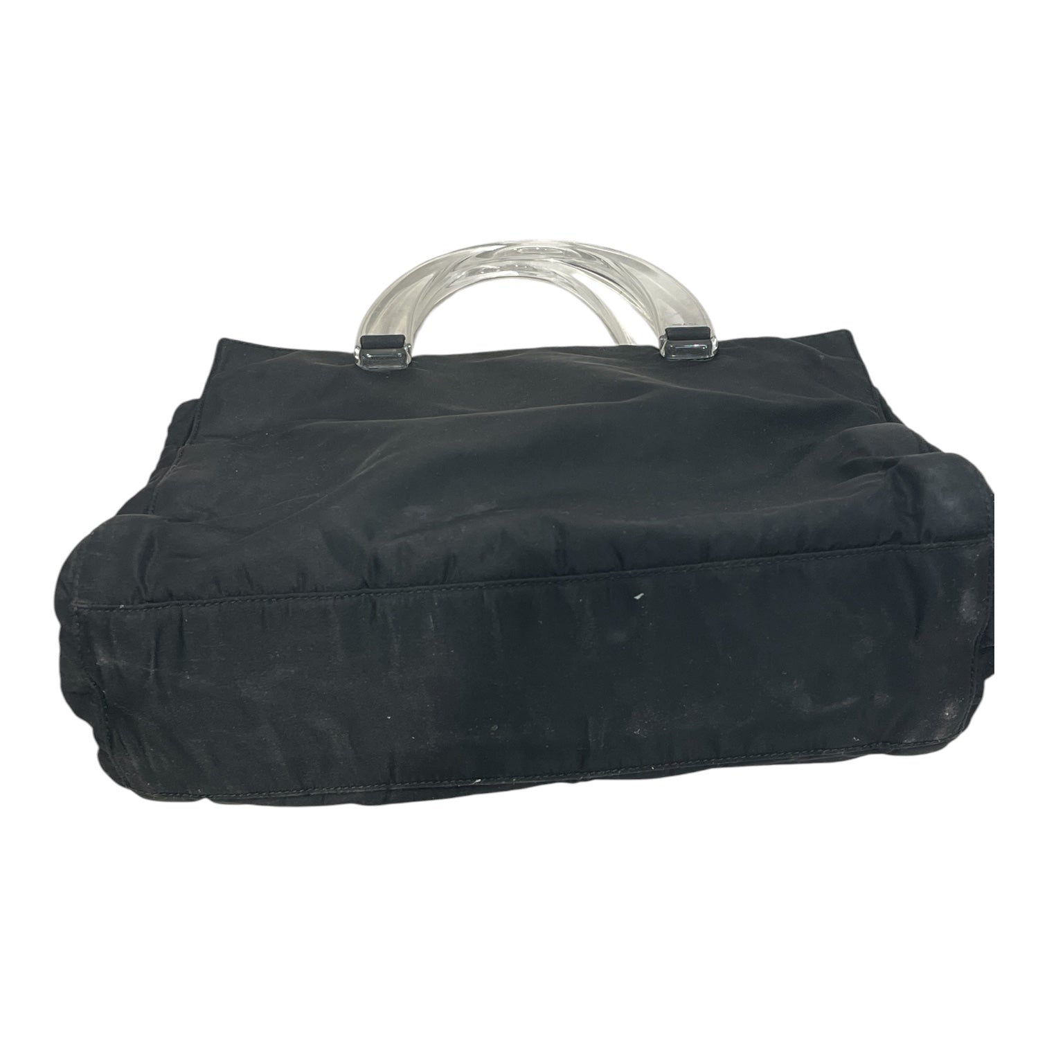 PRADA/Bag/Nylon/BLK/CLEARHANDLES view 3