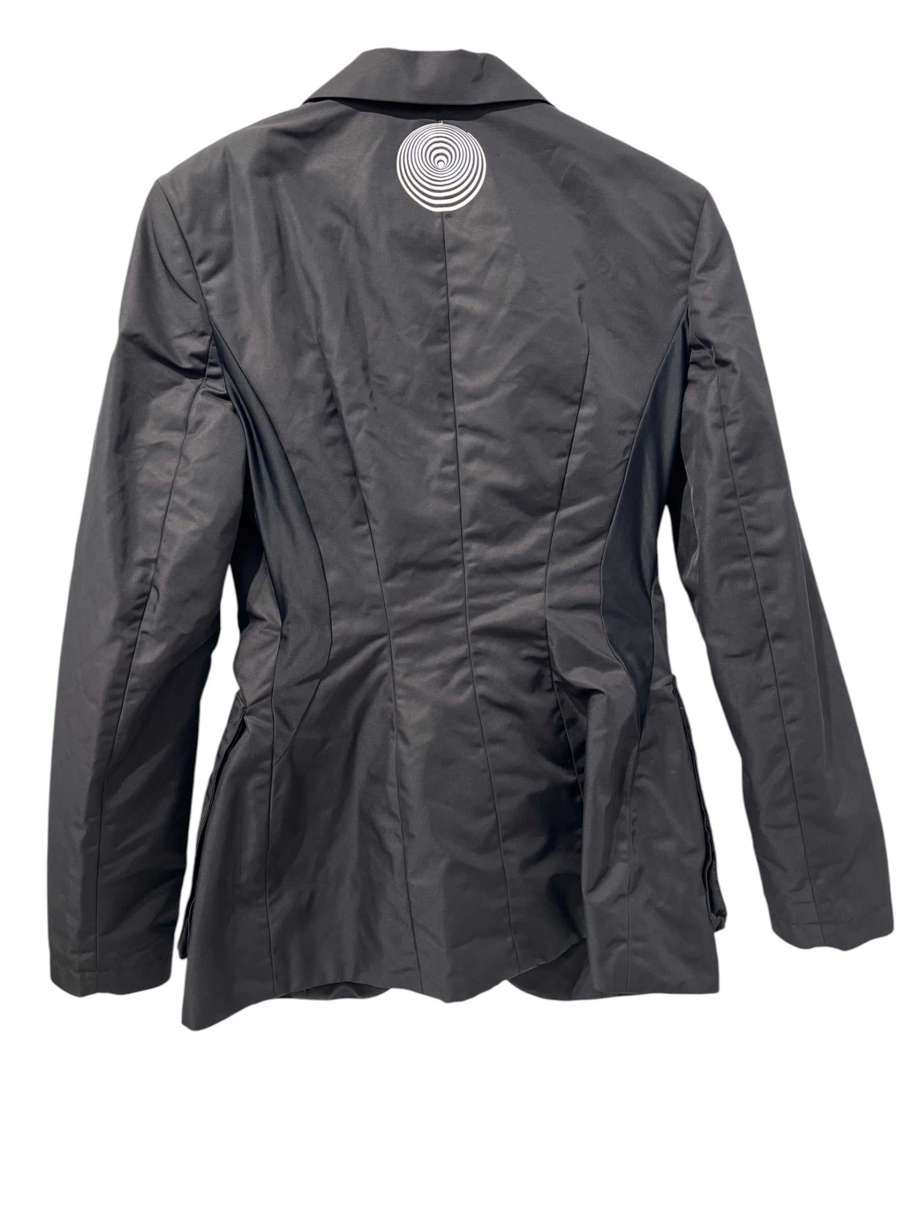 MARINE SERRE/Jacket/M/Polyester/BLK/Single Breasted/ZIPPER POCKETS SYNCH view 2