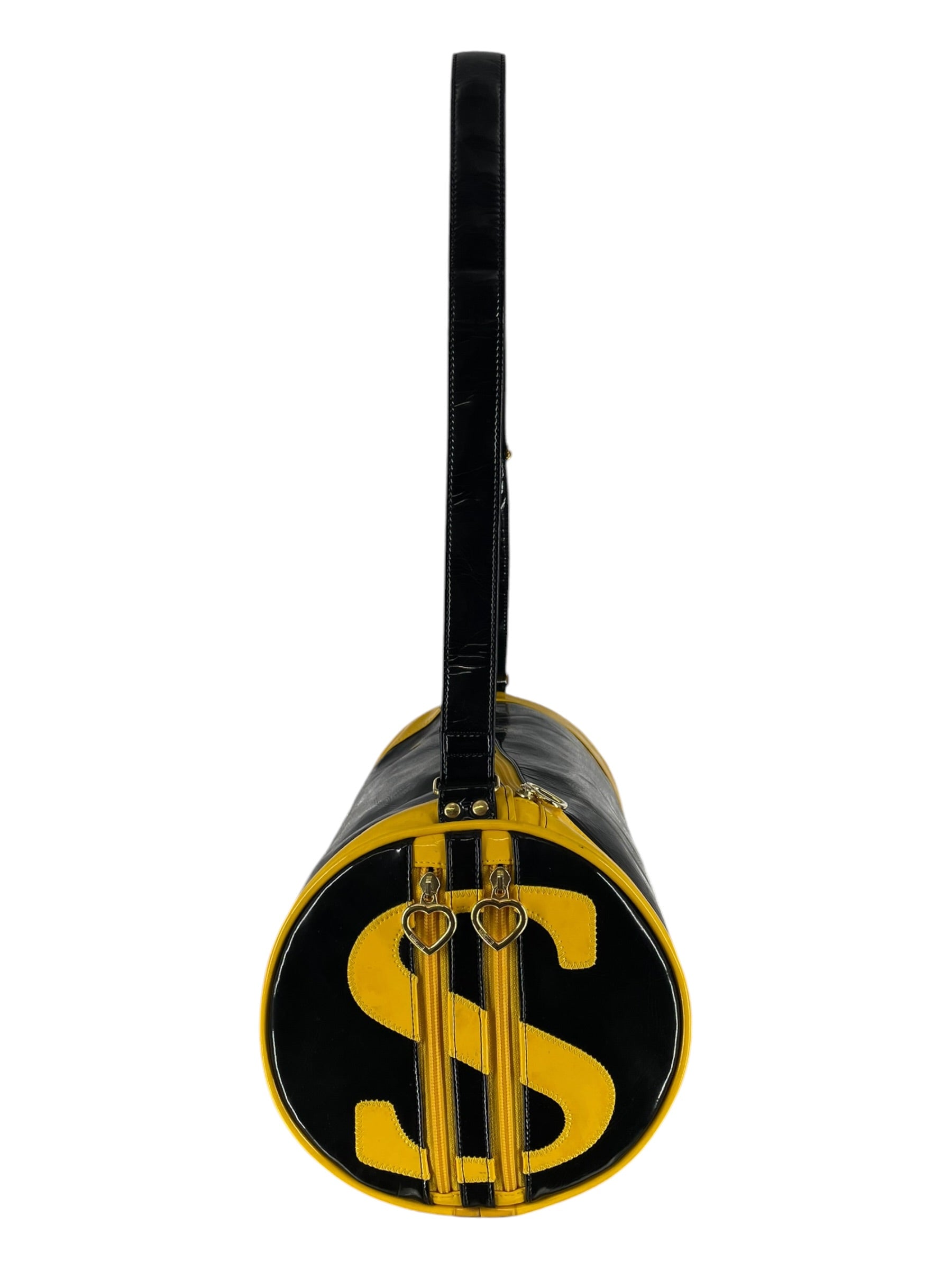 MOSCHINO/Bag/Leather/BLK/MONEY SIGN BOWLING BAG view 1