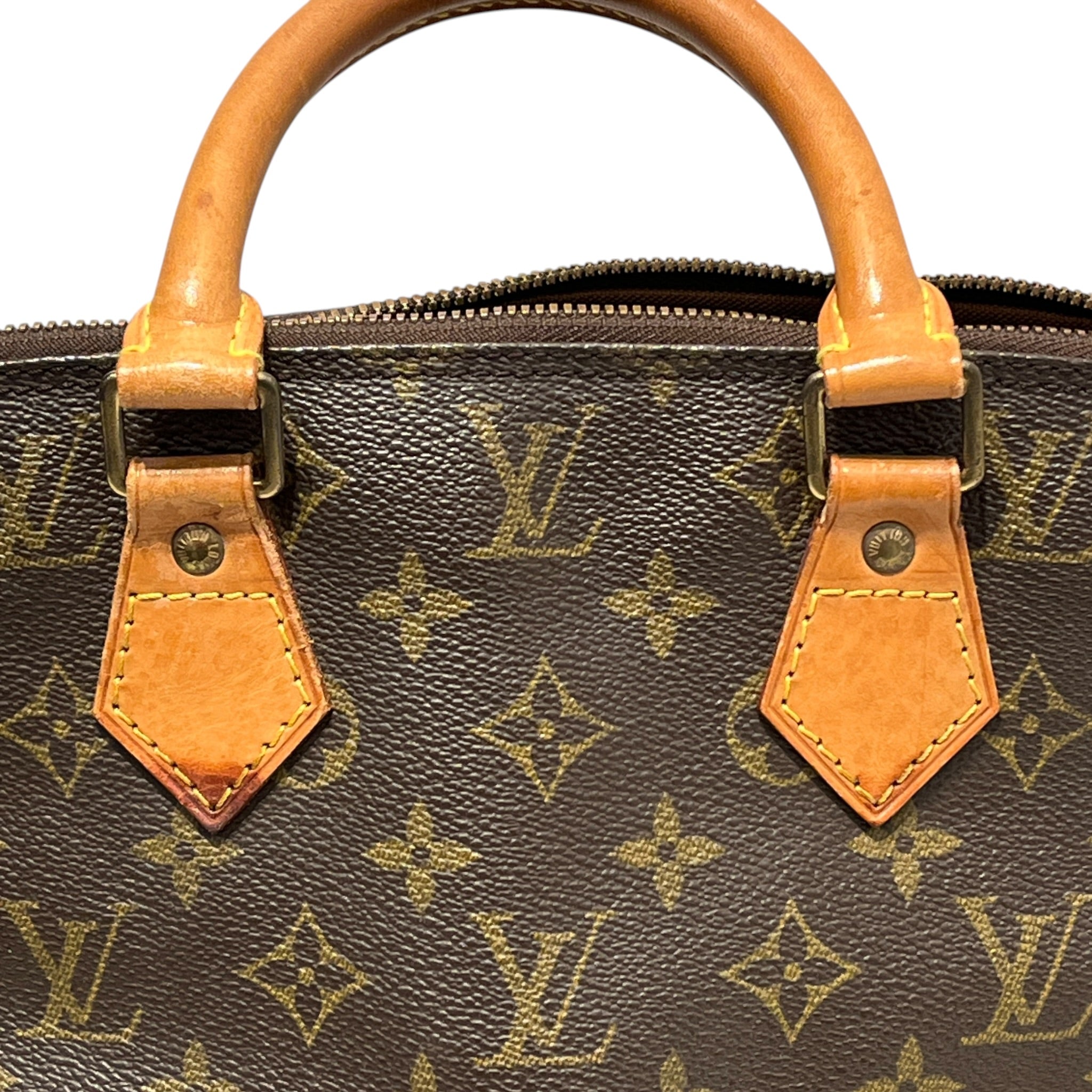 LOUIS VUITTON/Hand Bag/Leather/BRW/alma view 7