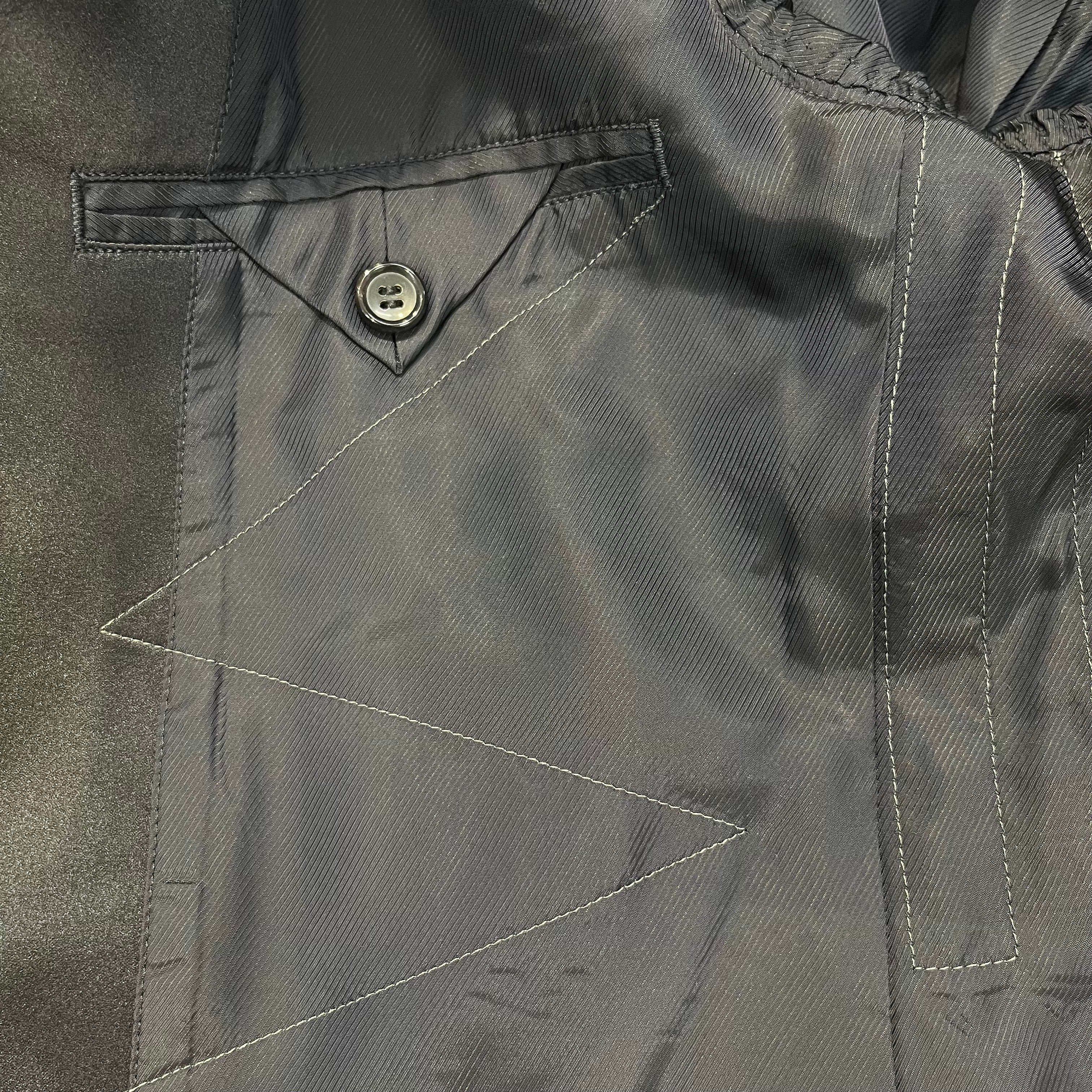 JUNYA WATANABE COMME des GARCONS MAN/Tailored Jkt/L/Wool/NVY/WOOL PANELED BLAZER view 4