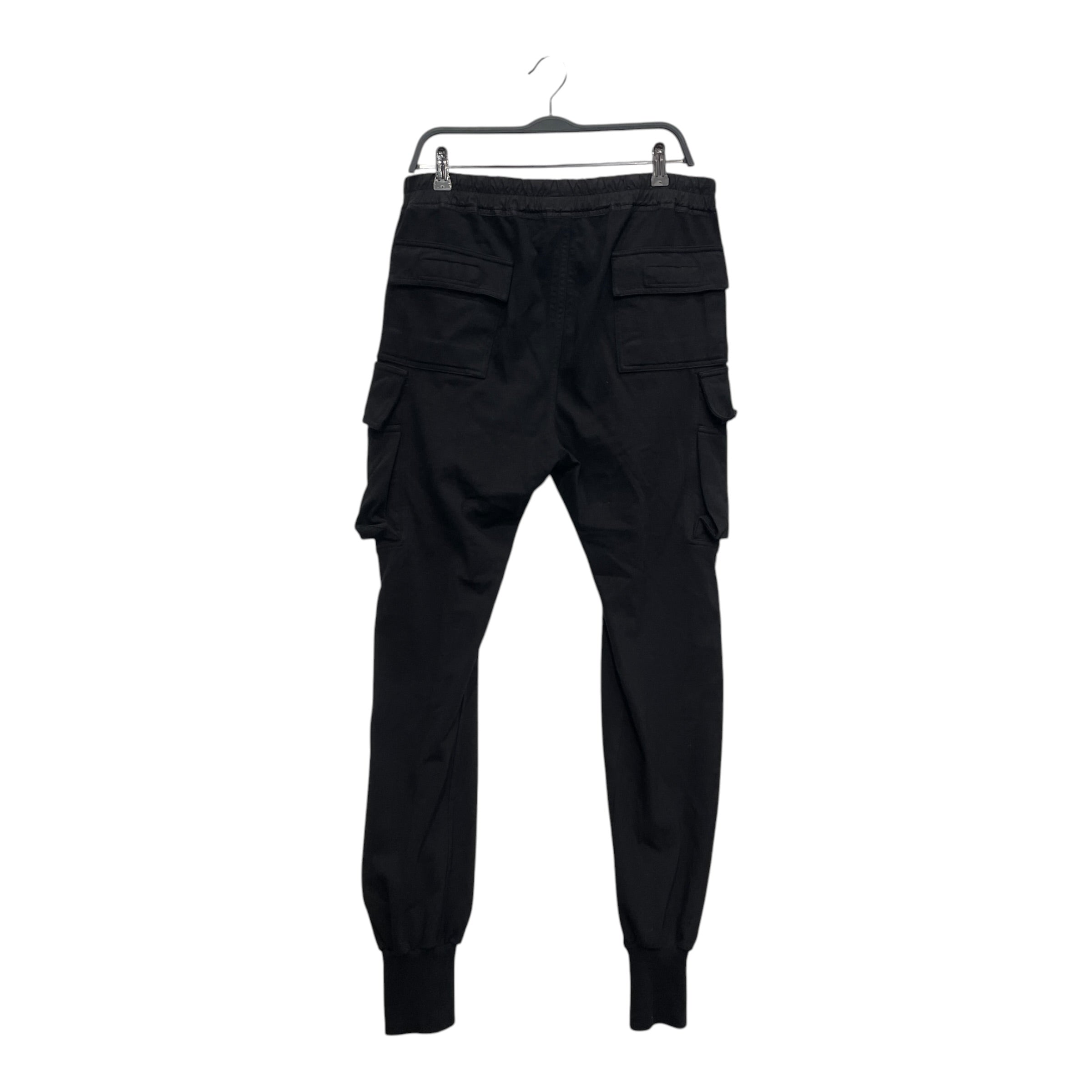 RICK OWENS DRKSHDW/Straight Pants/L/Cotton/BLK/CARGO SWEATS view 2