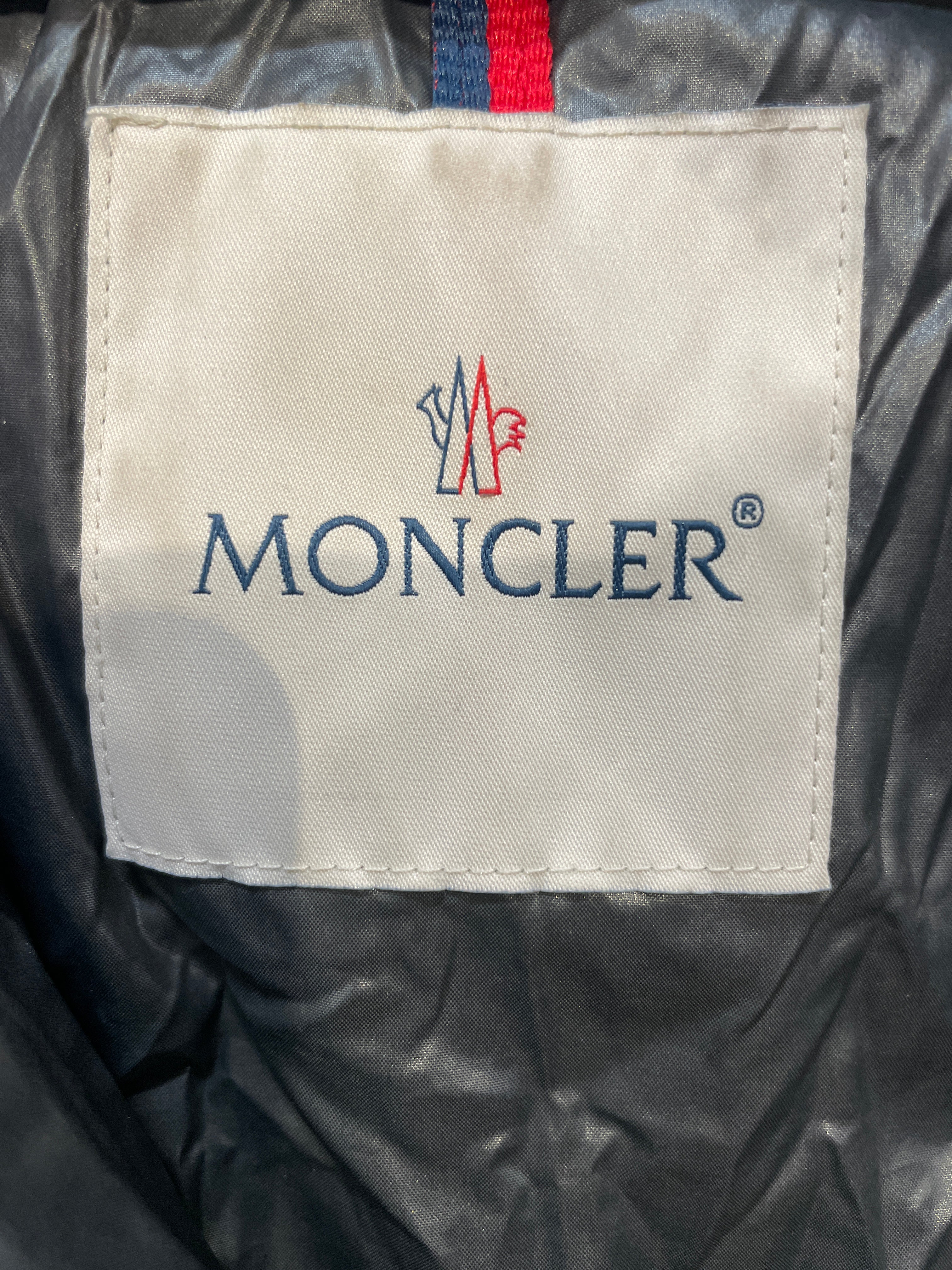 MONCLER/Puffer Jkt/7/Polyester/BLK/maya lacquered down jacket view 3