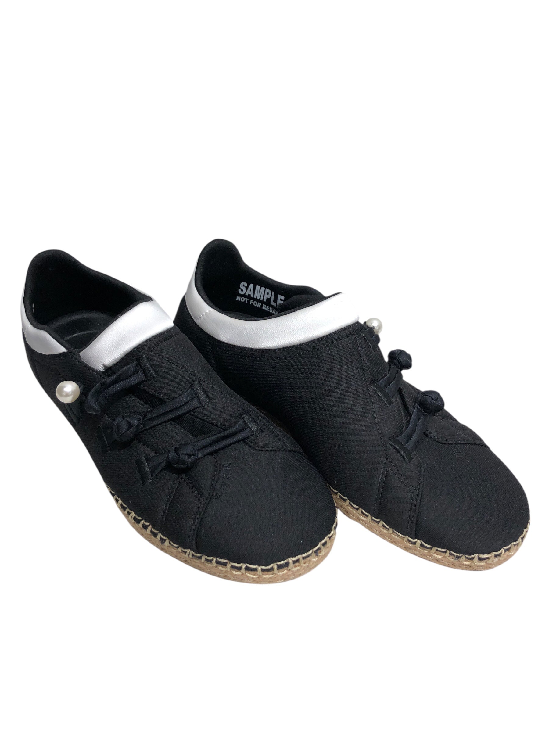 adidas/Low-Sneakers/US 6.5/Polyester/BLK/CLOT QI FLOW view 2