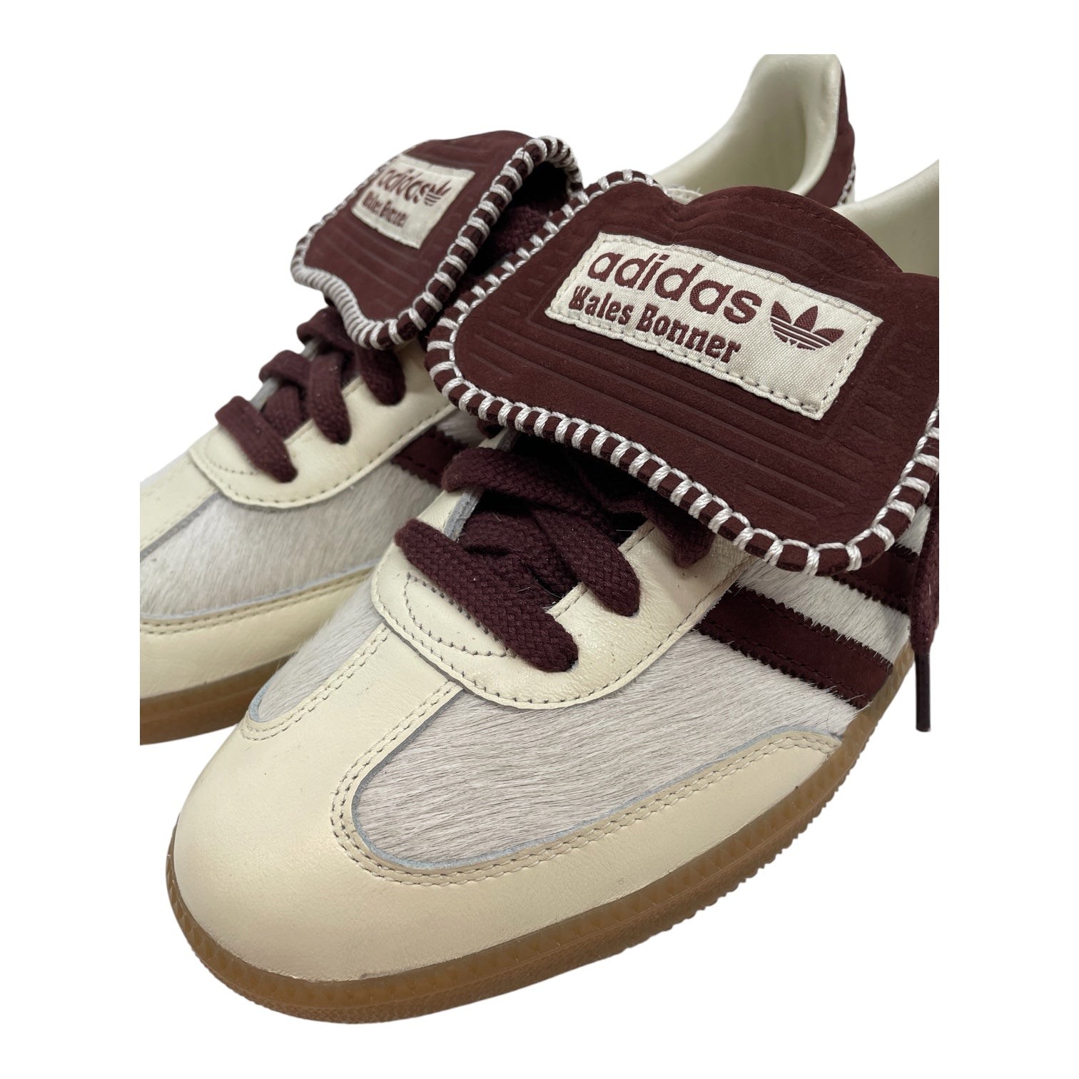 adidas/WALES BONNER/Low-Sneakers/US 11.5/CRM/WALES BONNE PONYHAIR SAMBAS view 5