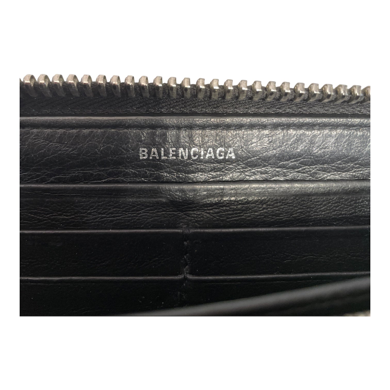 BALENCIAGA/Long Wallet/Leather/BLK/M's/ENVELOPE view 6