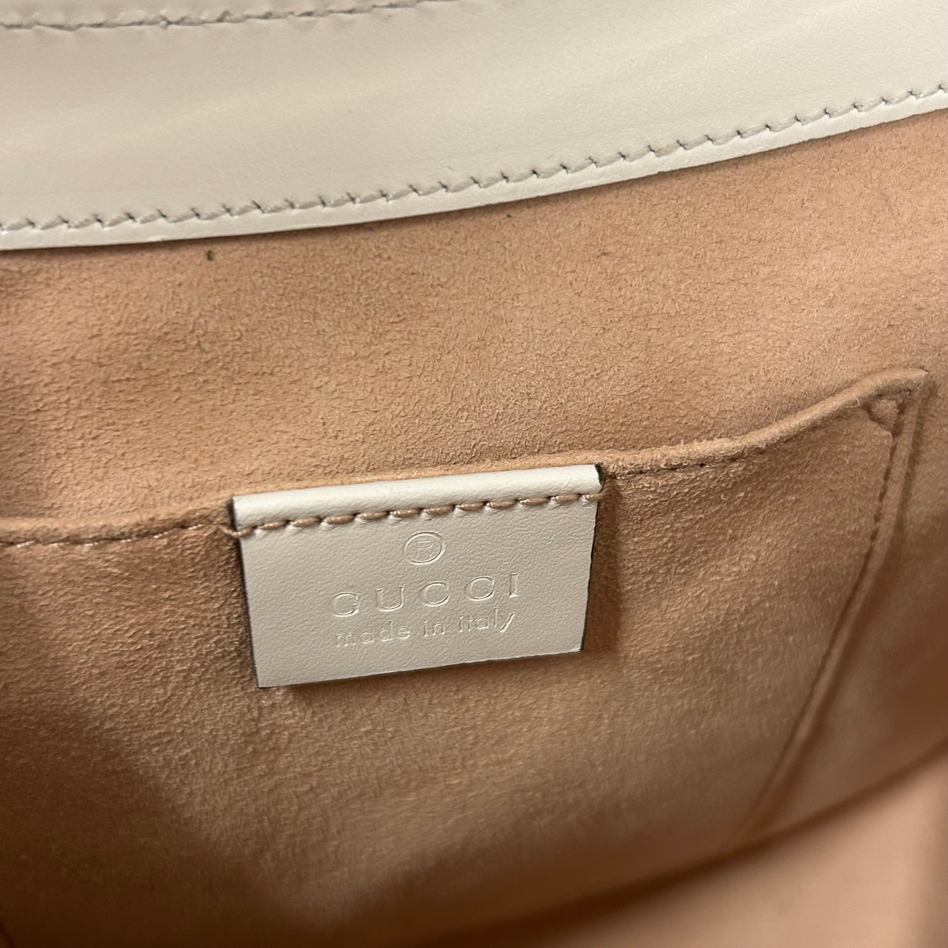 GUCCI/Bag/Monogram/Leather/CRM/GG Padlock Bag view 7
