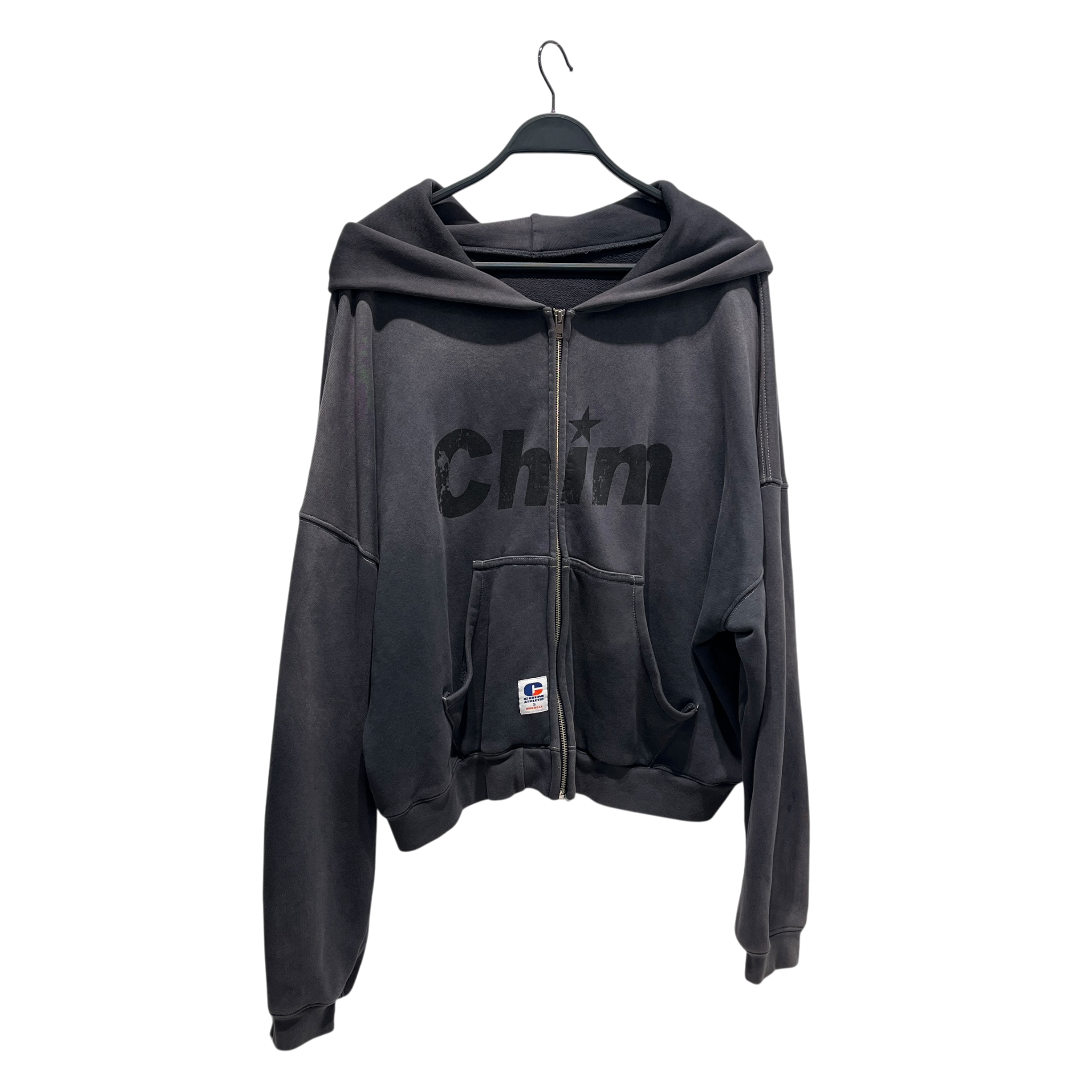 HMDD(Happy Memories Don't Die)/Zip Up Hoodie/S/Polyester/IDG/CHIM ATHLETIC"CHIM"ZIP UP view 1