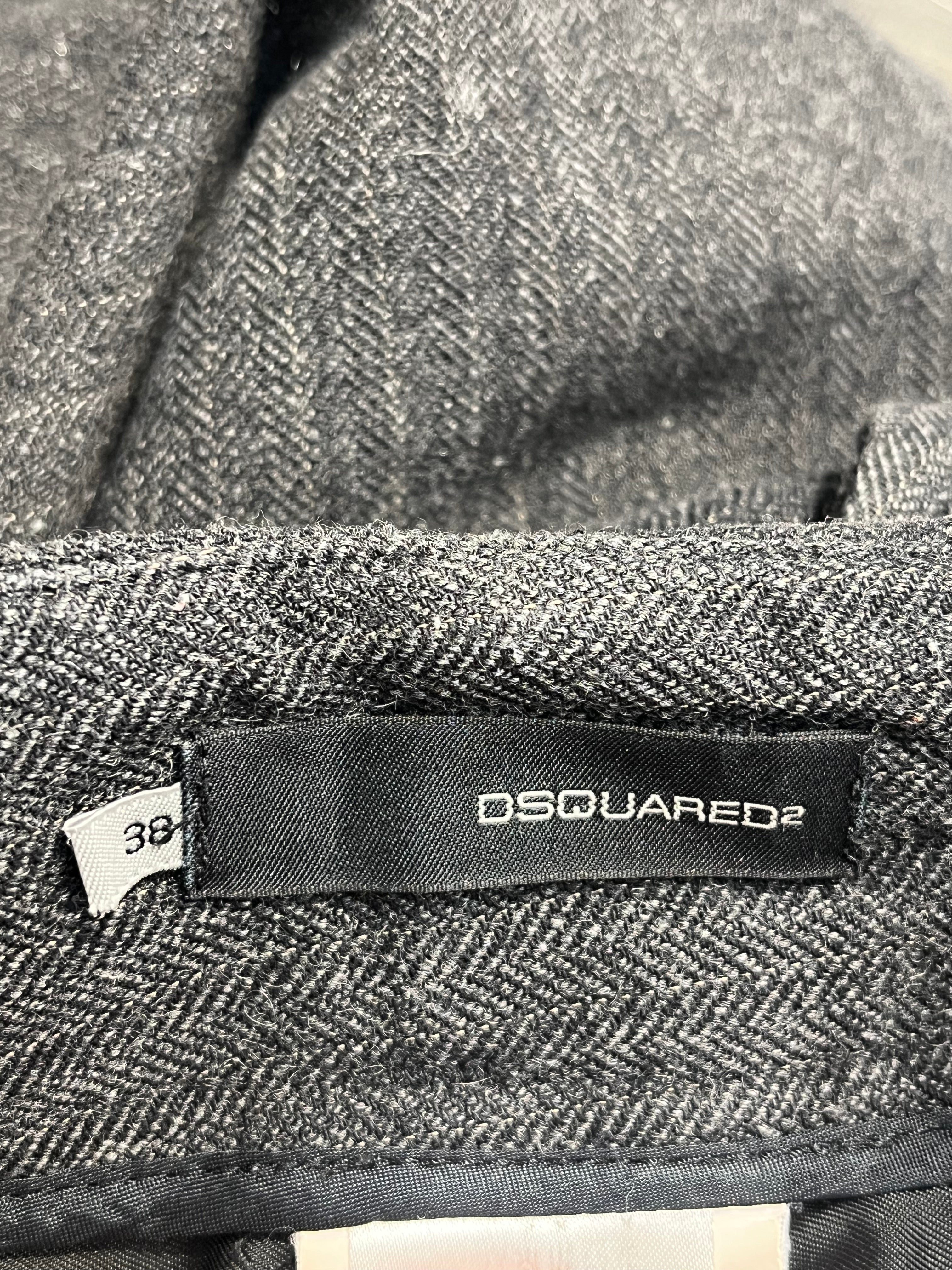 DSQUARED2/Pants/38/Cotton/GRY/heather gray pantaloon short view 3