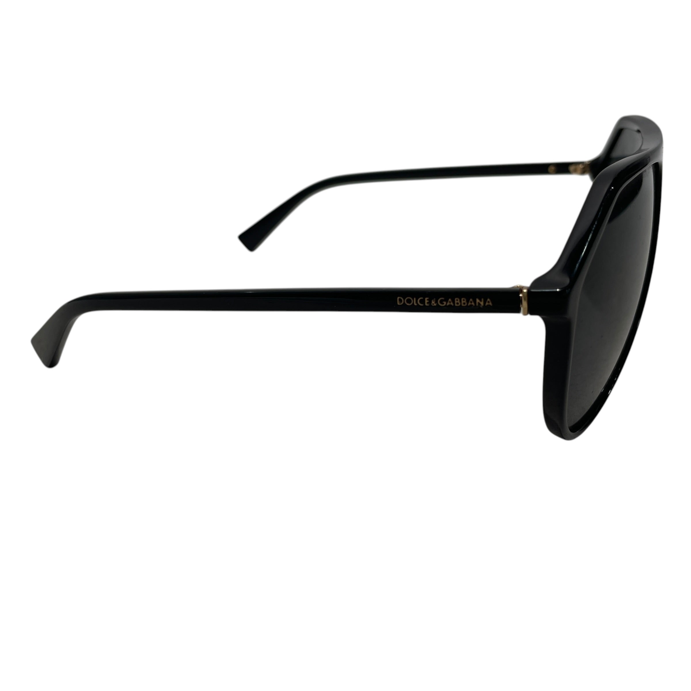DOLCE&GABBANA/Sunglasses/Plastic/BLK/M's/classic frame view 3