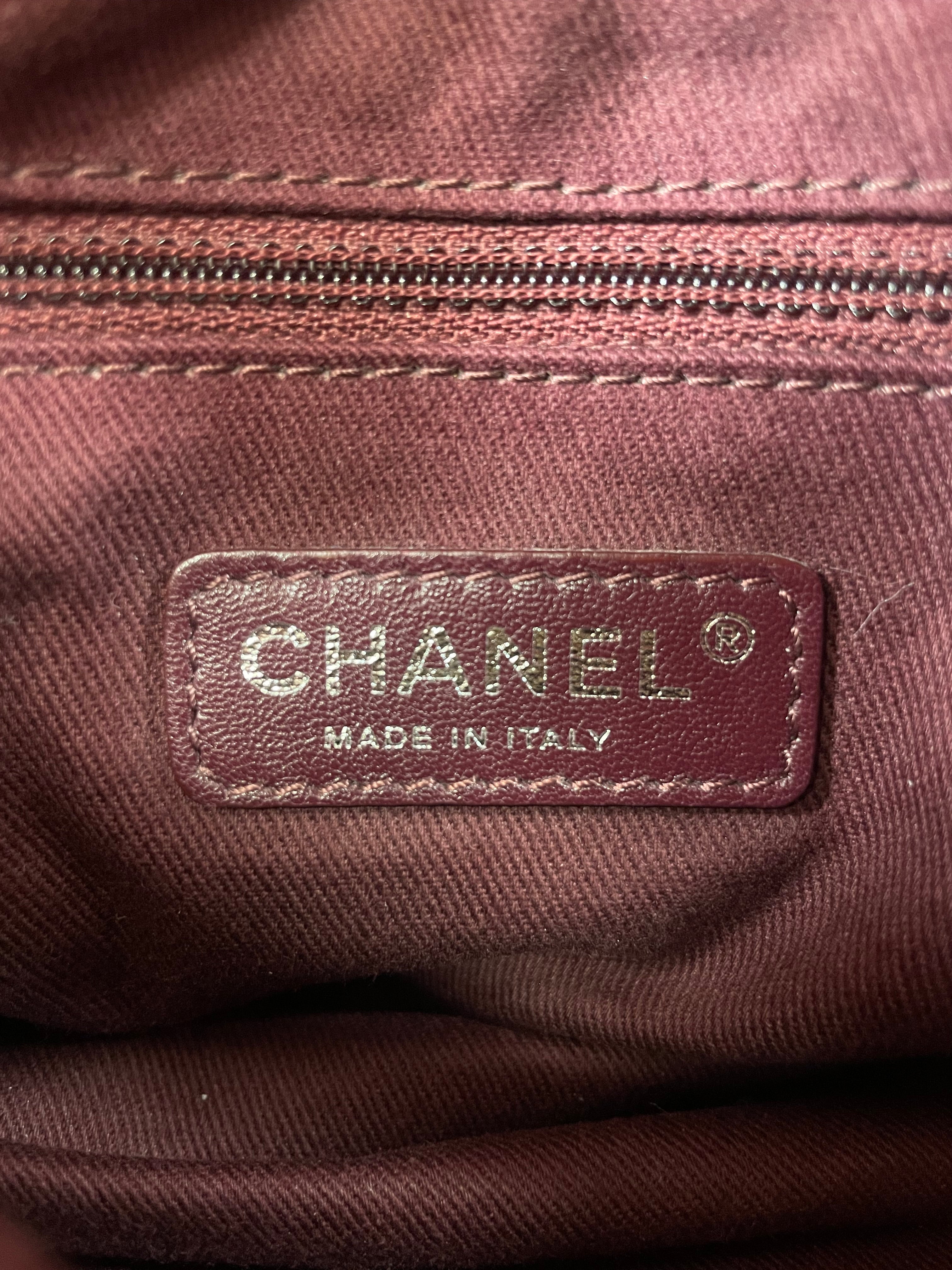 CHANEL/Hand Bag/Border/Leather/BRW/MATELASSE QUILTED BOY BAG view 9