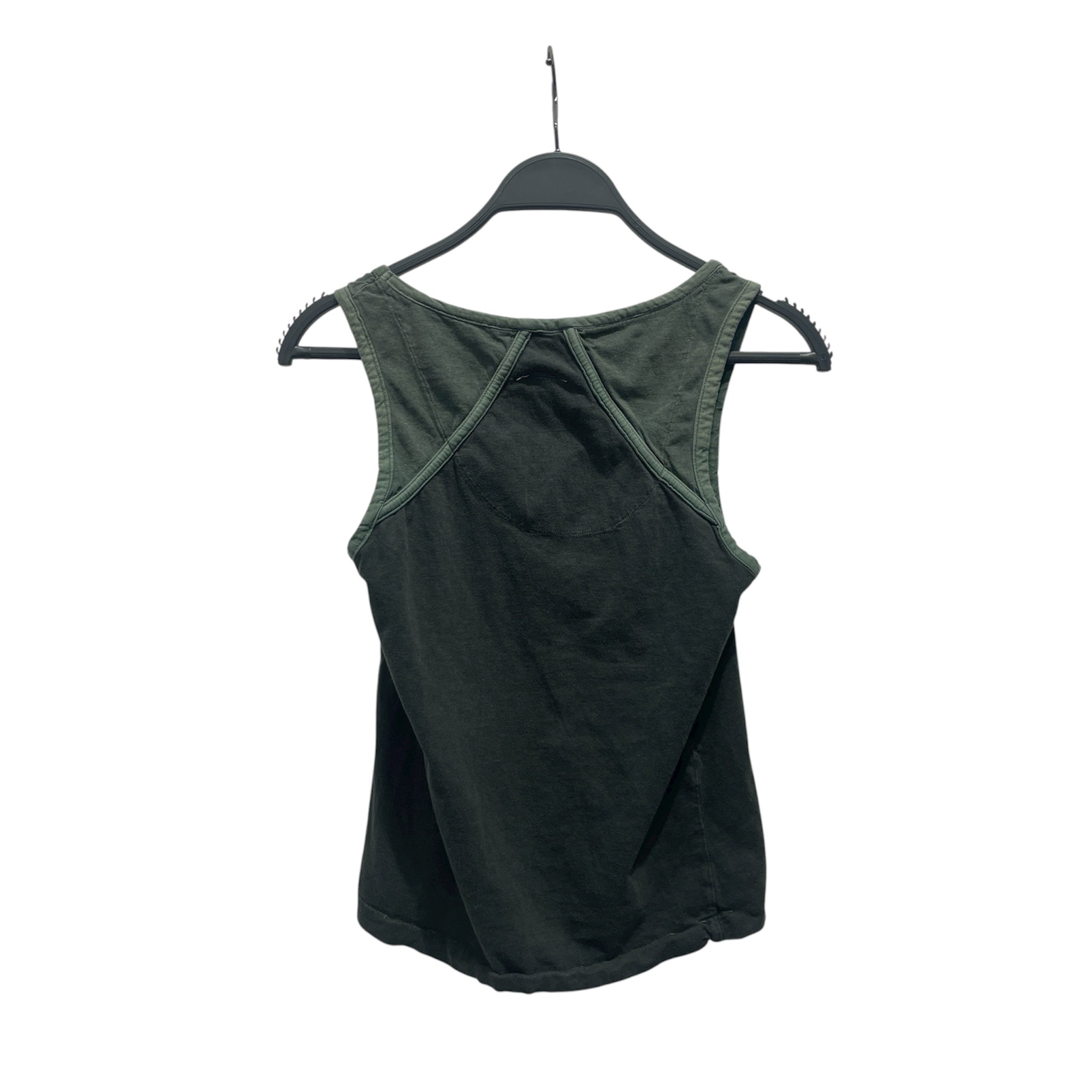 Martin Margiela/Tank Top/S/Cotton/GRN/SS 2004 Forest Green Tnk view 2