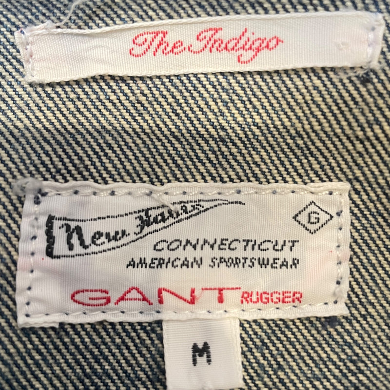 GANT RUGGER/Denim Jkt/M/Cotton/IDG/GANT RUGGER DOUBLE ZIP