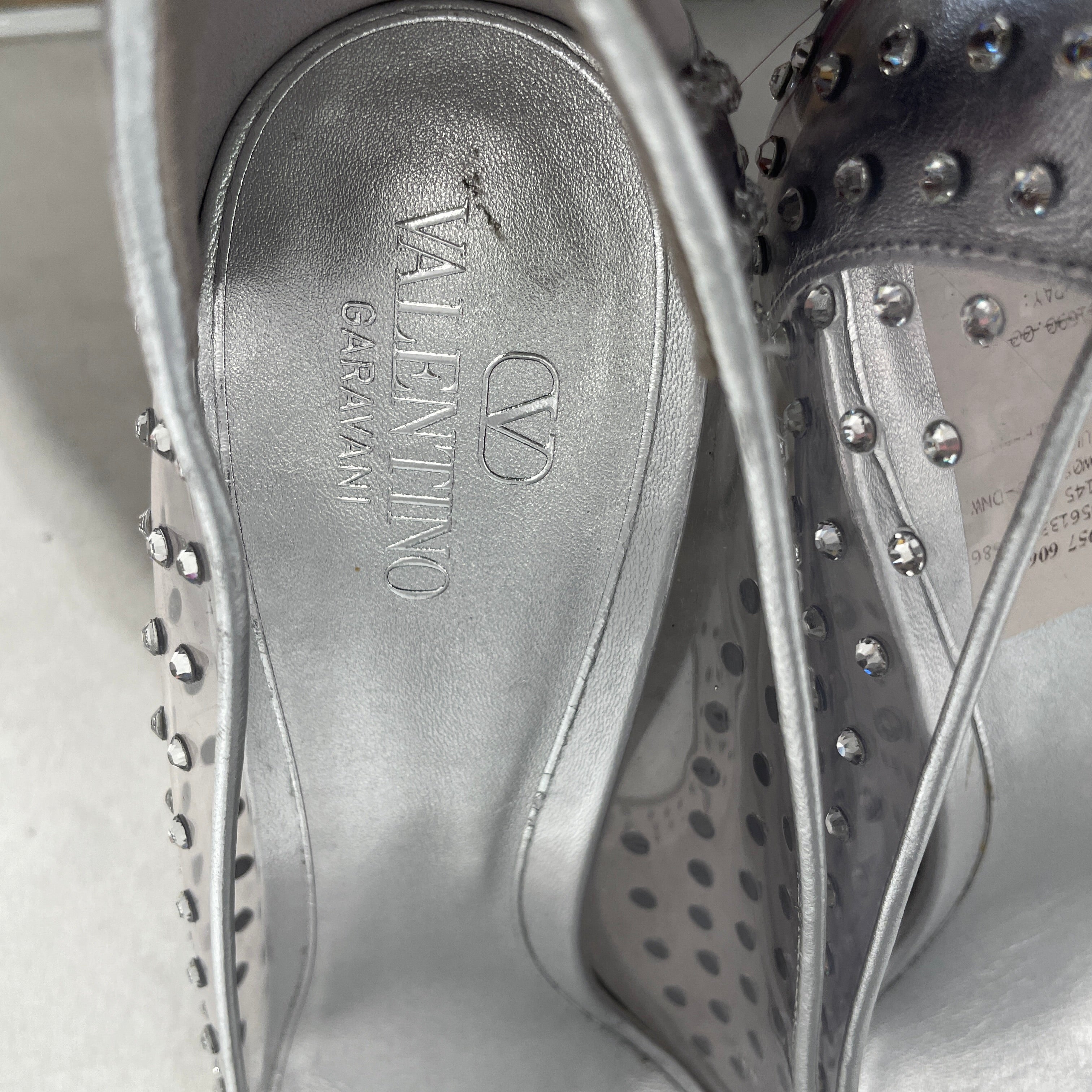 VALENTINO GARAVANI/Shoes/EU 41/Acrylic/SLV/ view 3