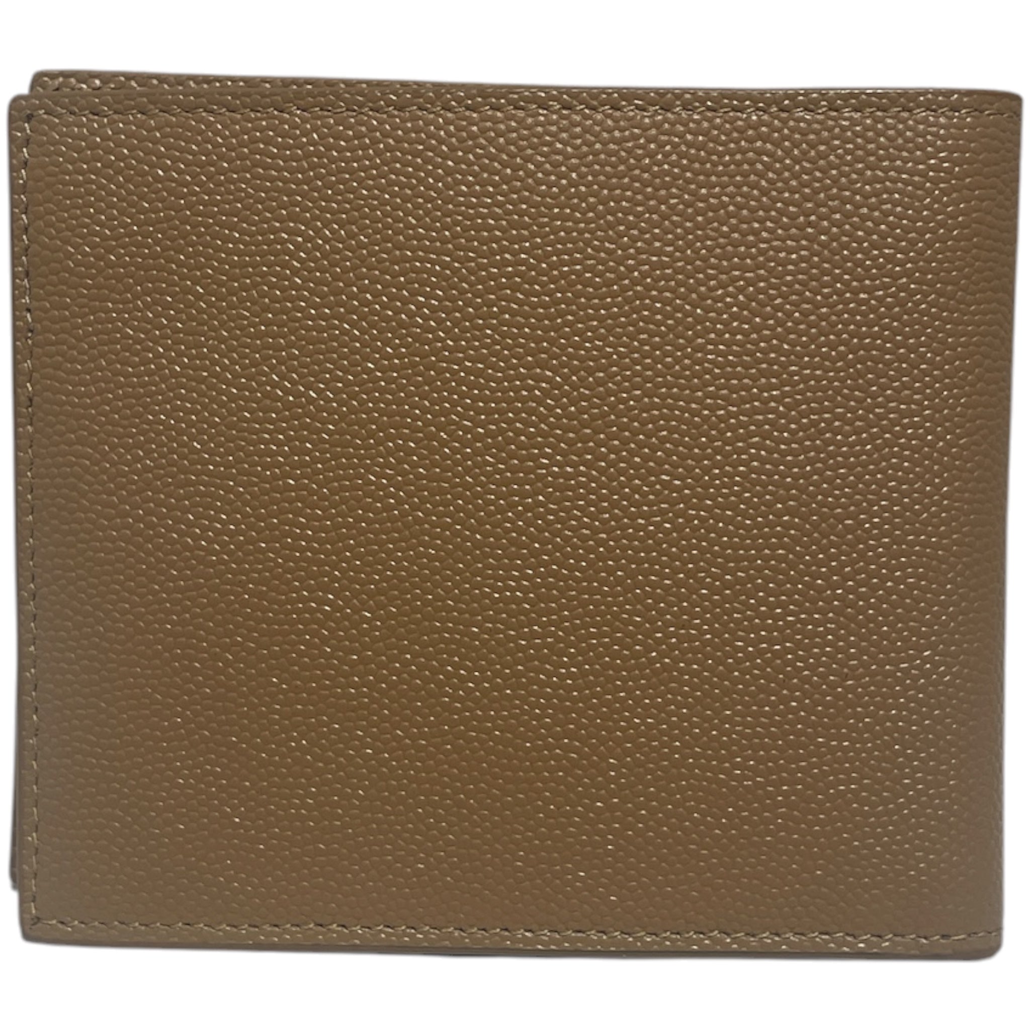 SAINT LAURENT/Bifold Wallet/Leather/BEG/East/West view 2